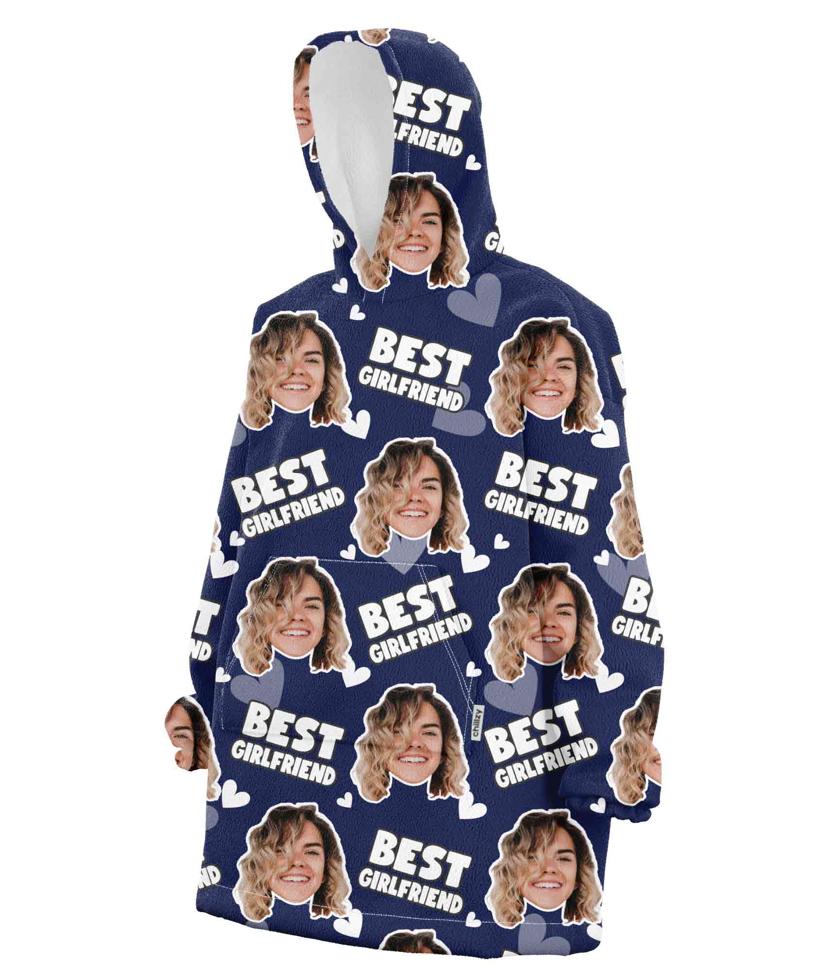 Best Girlfriend Chillzy Hoodie Blanket
