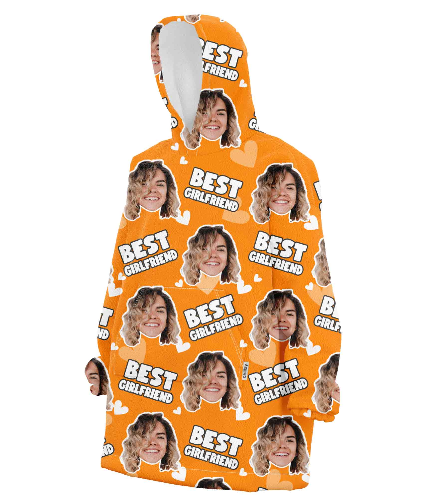 Best Girlfriend Chillzy Hoodie Blanket