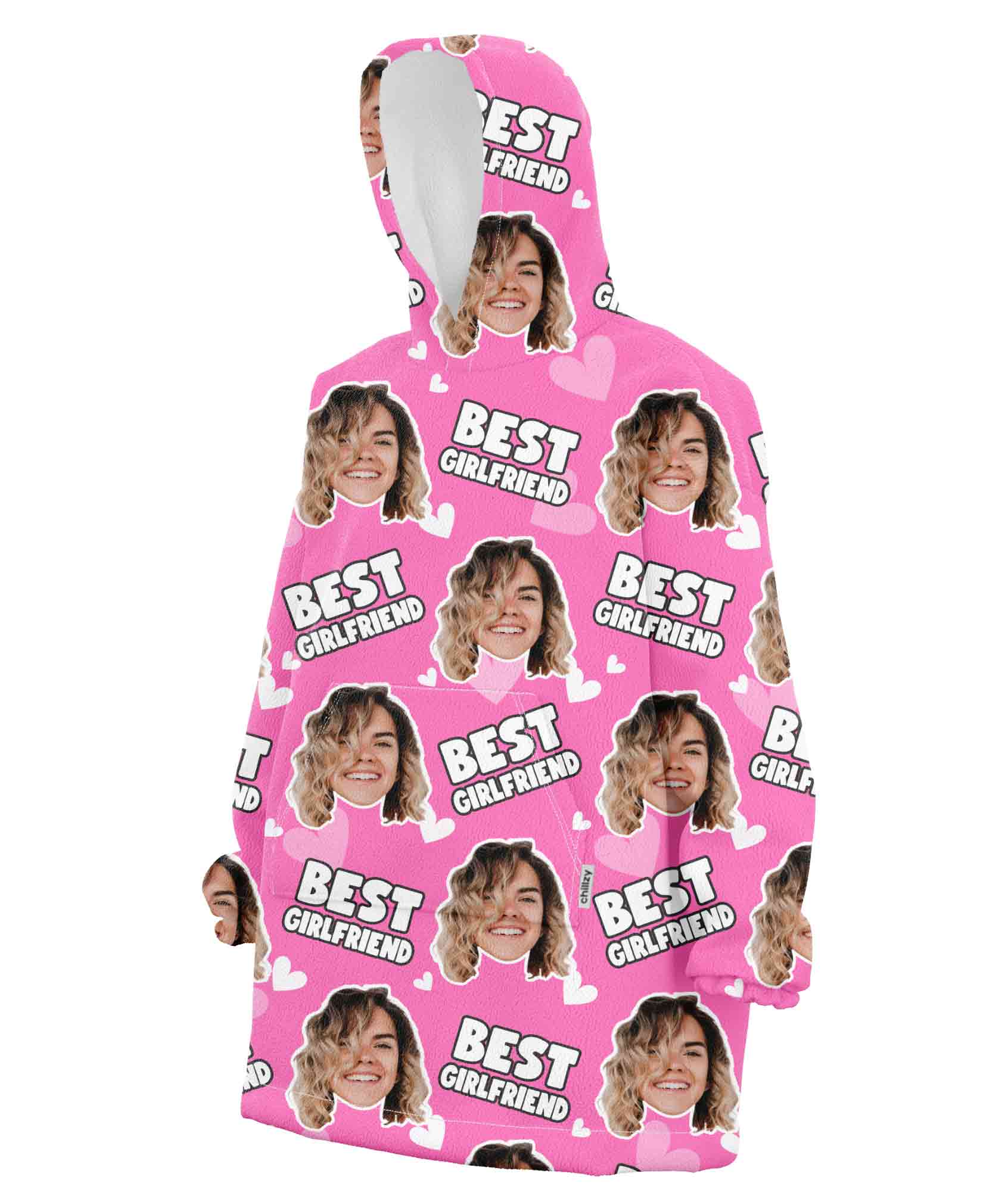 Best Girlfriend Chillzy Hoodie Blanket