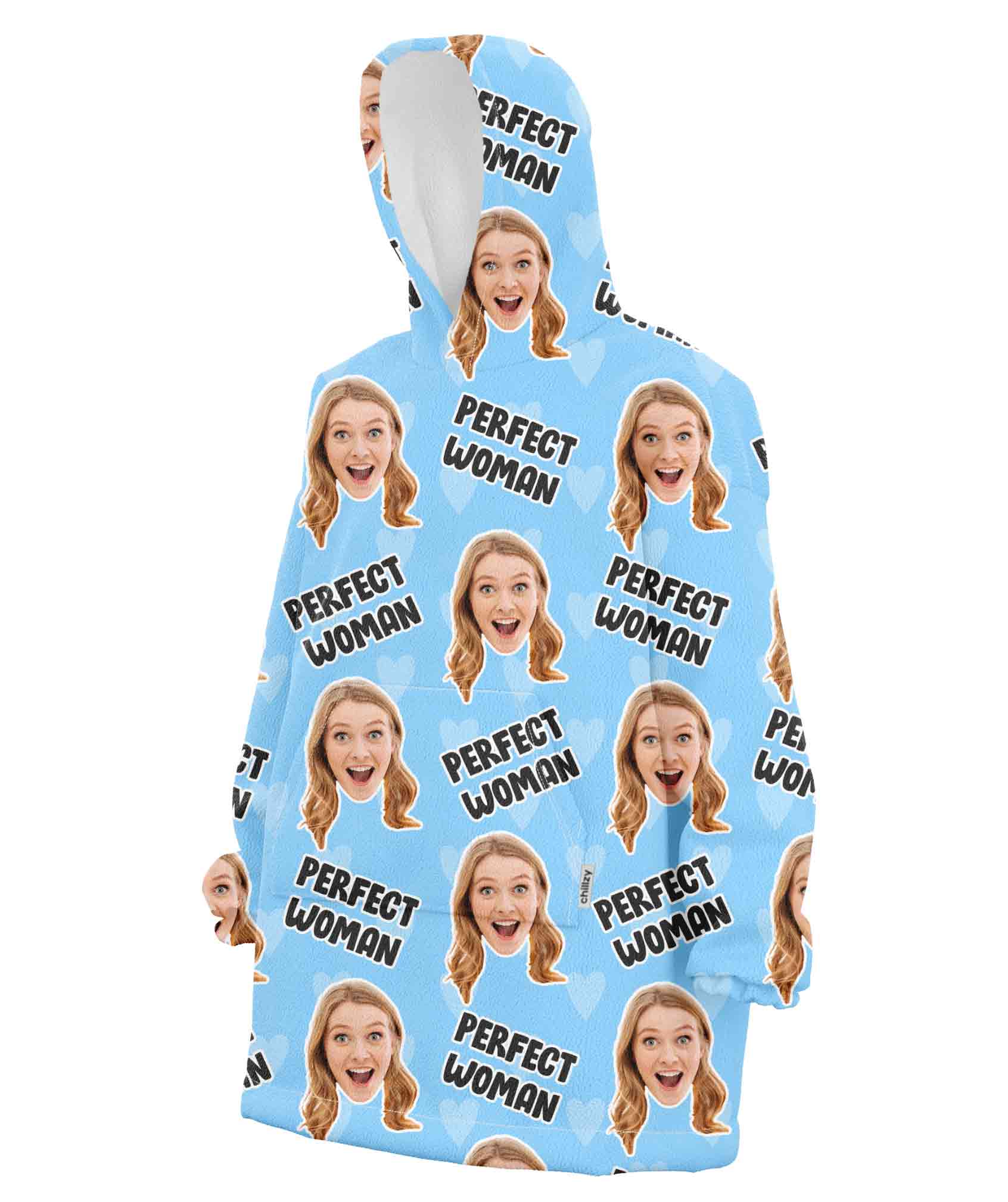 Perfect Woman Chillzy Hoodie Blanket