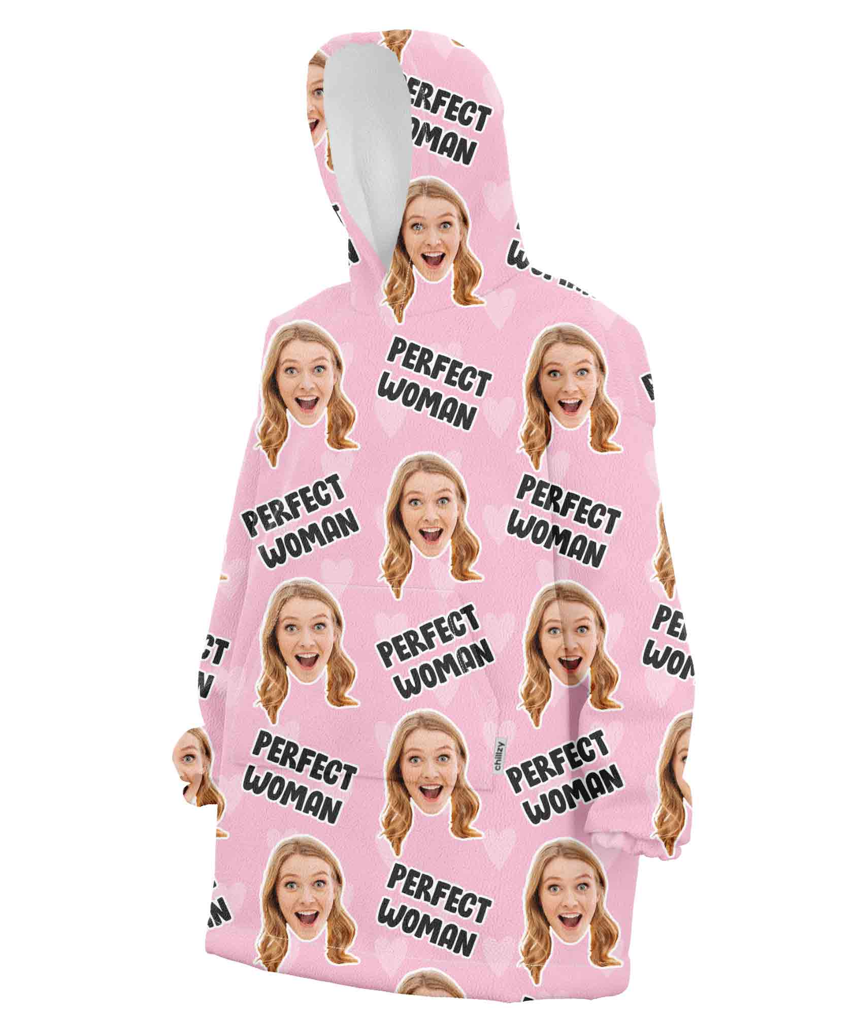 Perfect Woman Chillzy Hoodie Blanket
