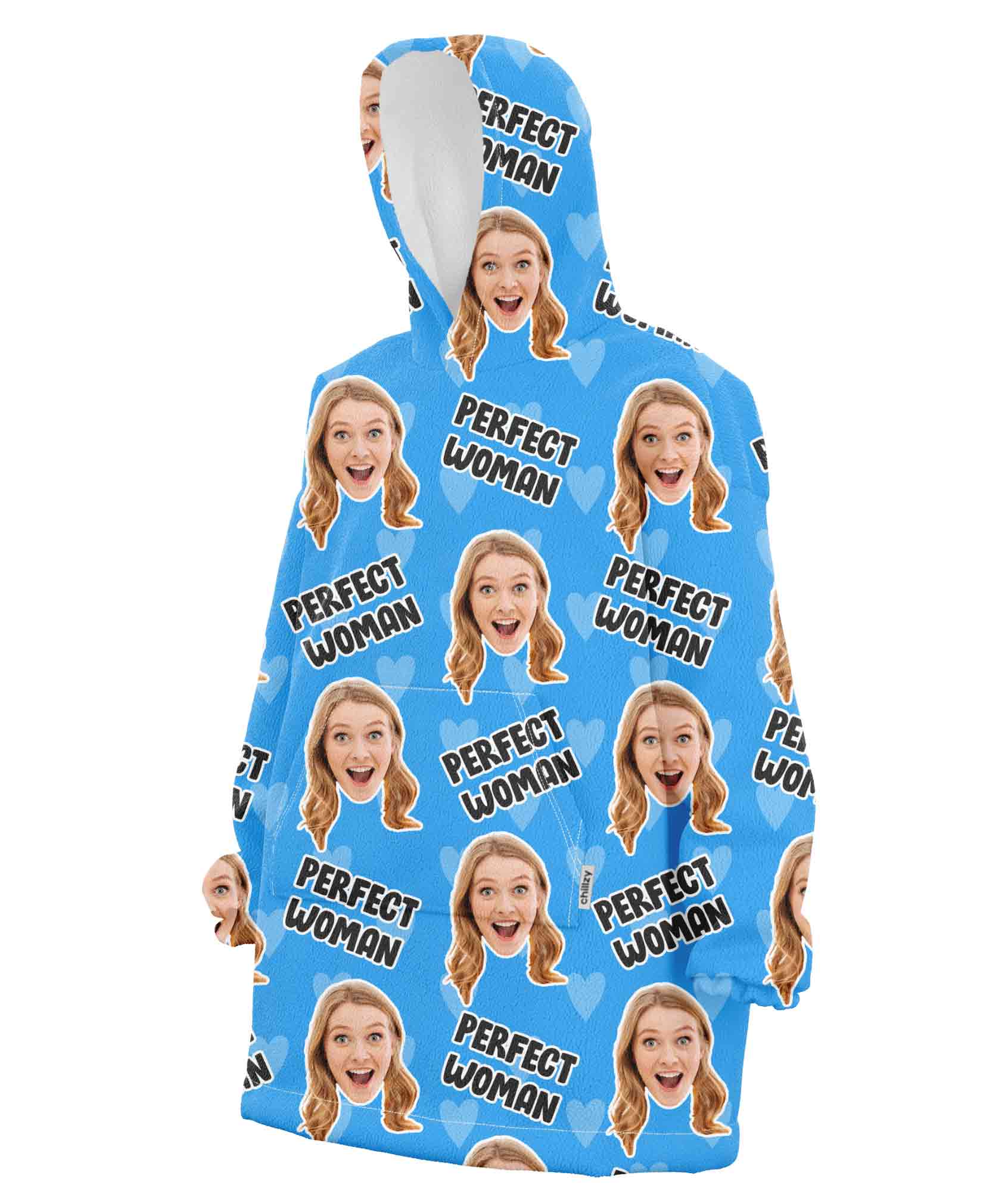 Perfect Woman Chillzy Hoodie Blanket