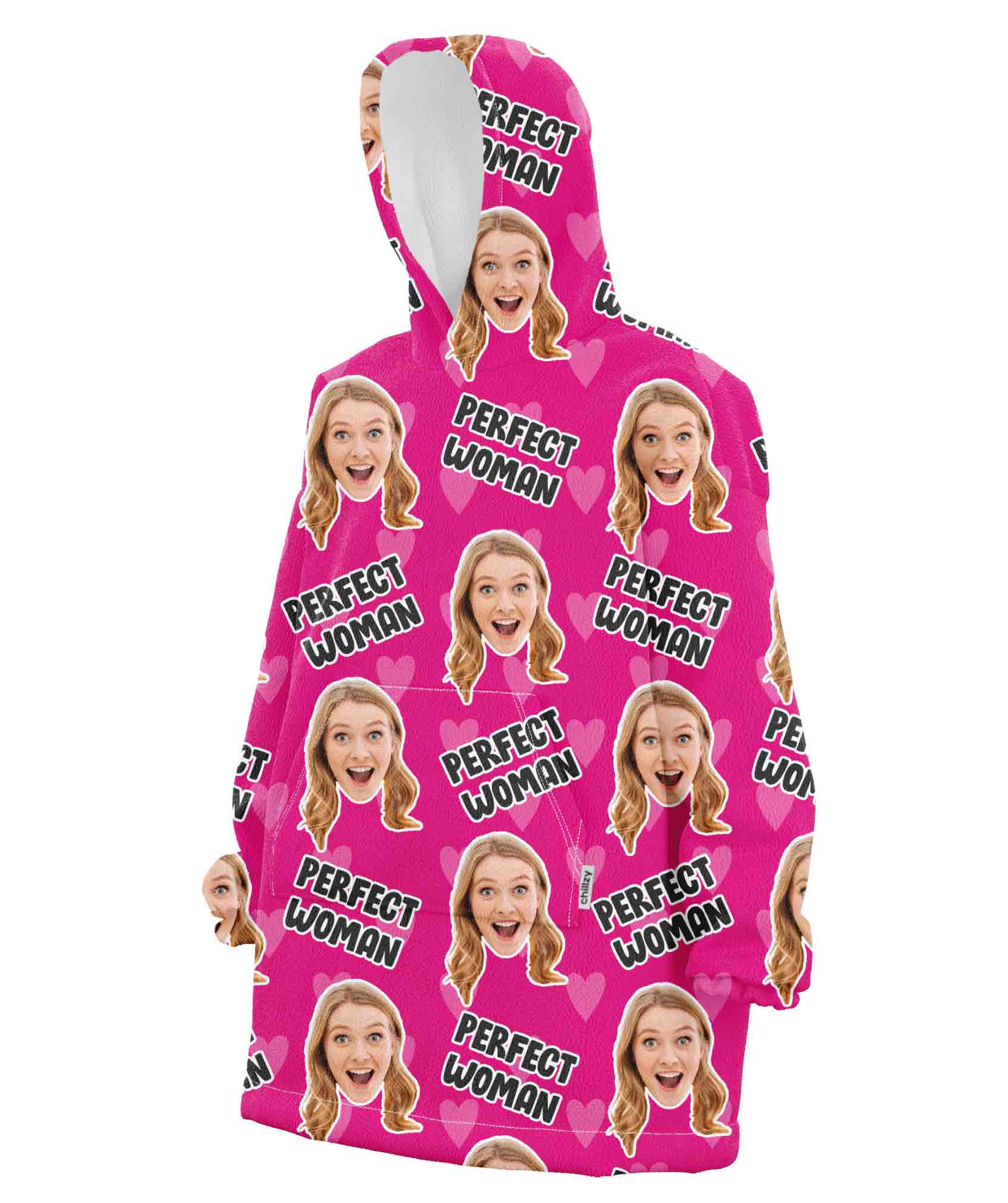 Perfect Woman Chillzy Hoodie Blanket