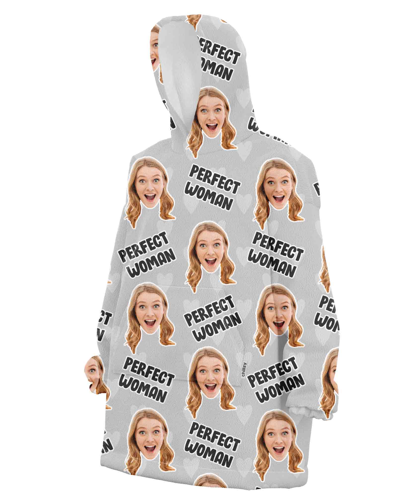 Perfect Woman Chillzy Hoodie Blanket