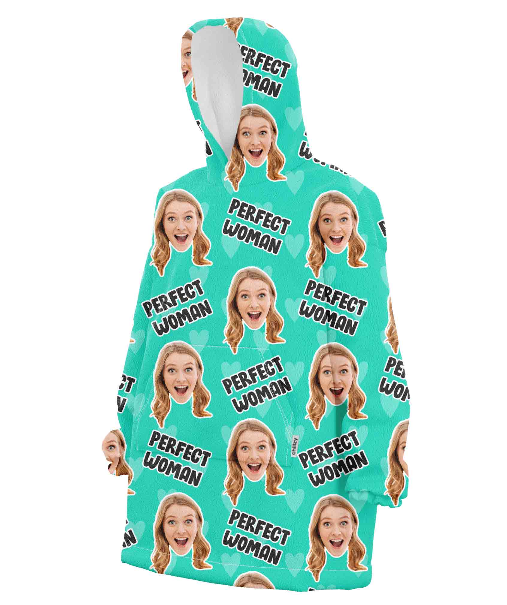 Perfect Woman Chillzy Hoodie Blanket