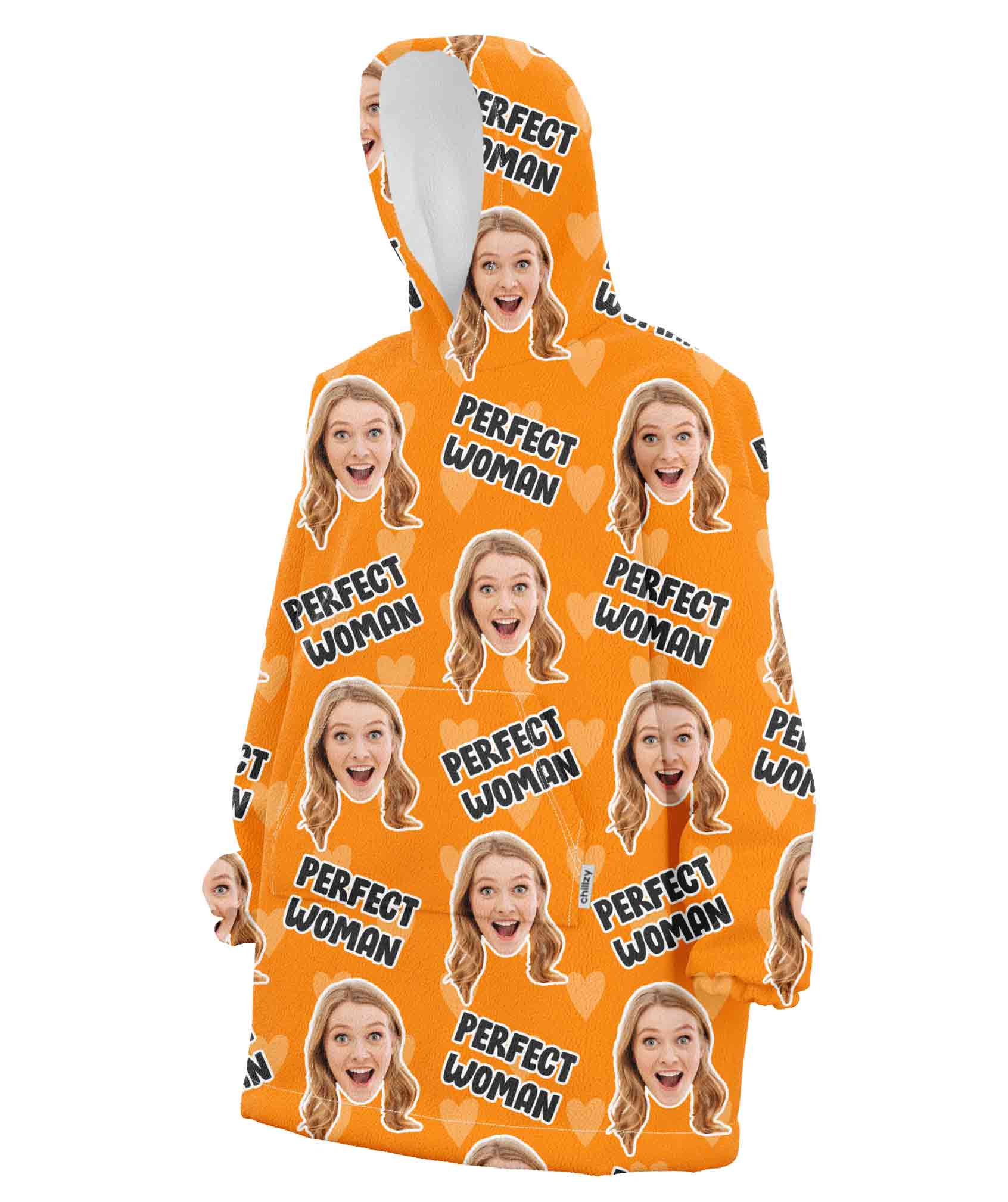 Perfect Woman Chillzy Hoodie Blanket