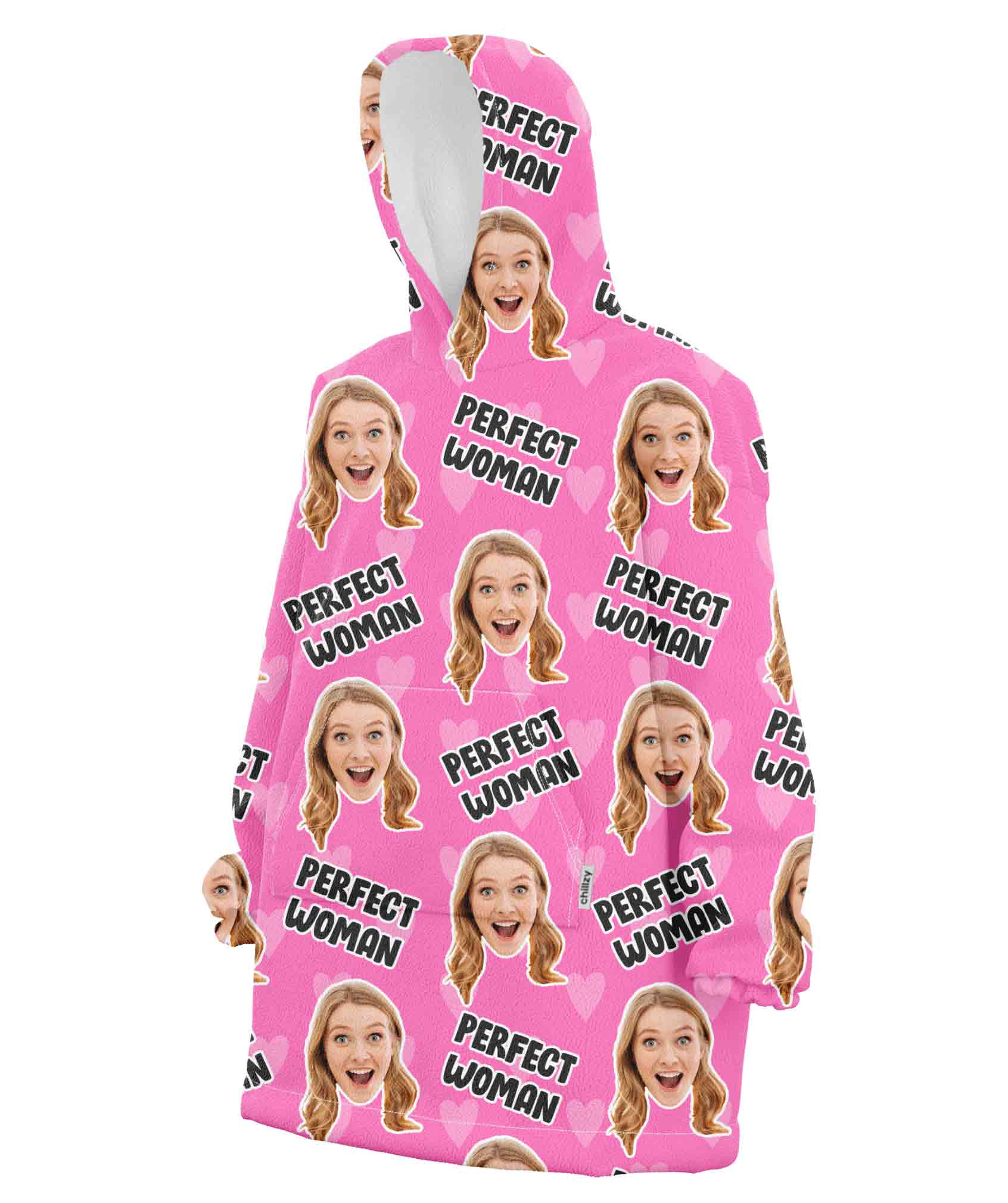 Perfect Woman Chillzy Hoodie Blanket