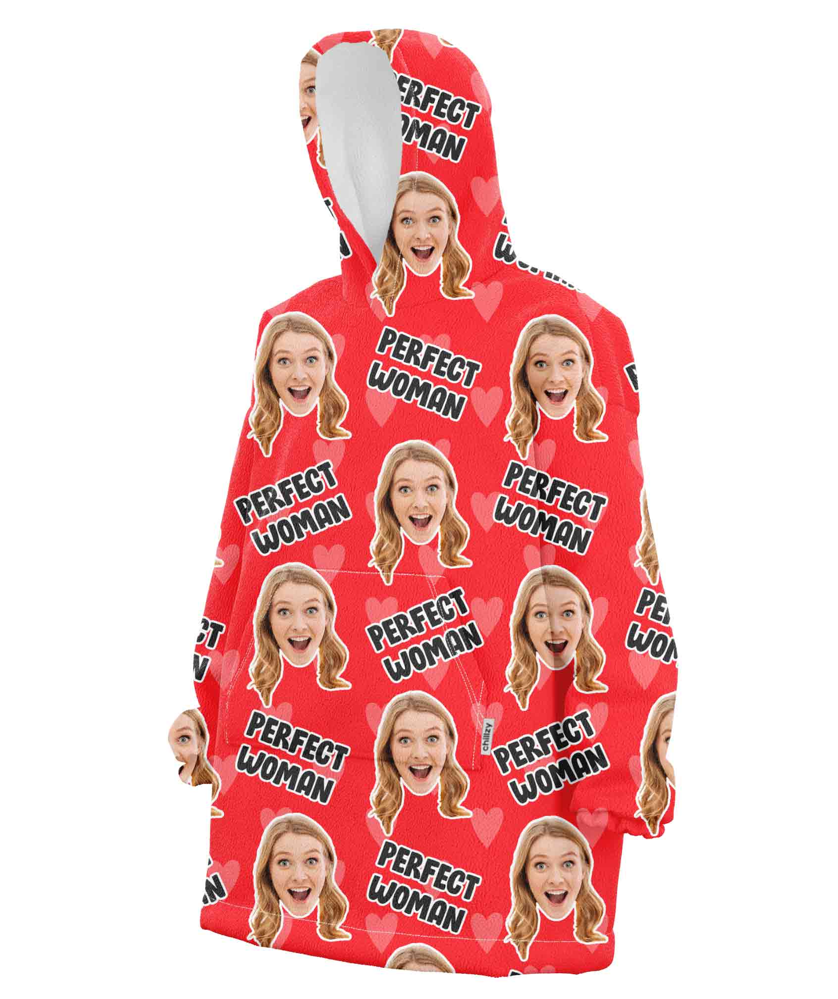 Perfect Woman Chillzy Hoodie Blanket