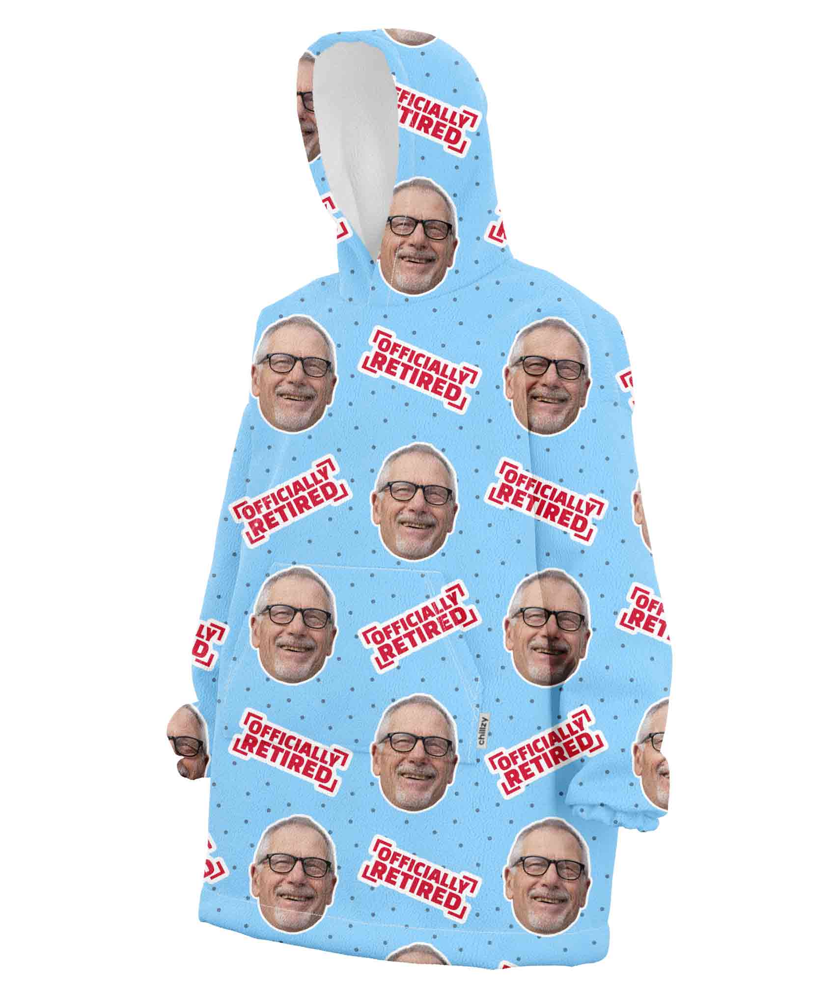 Officially Retired Chillzy Hoodie Blanket