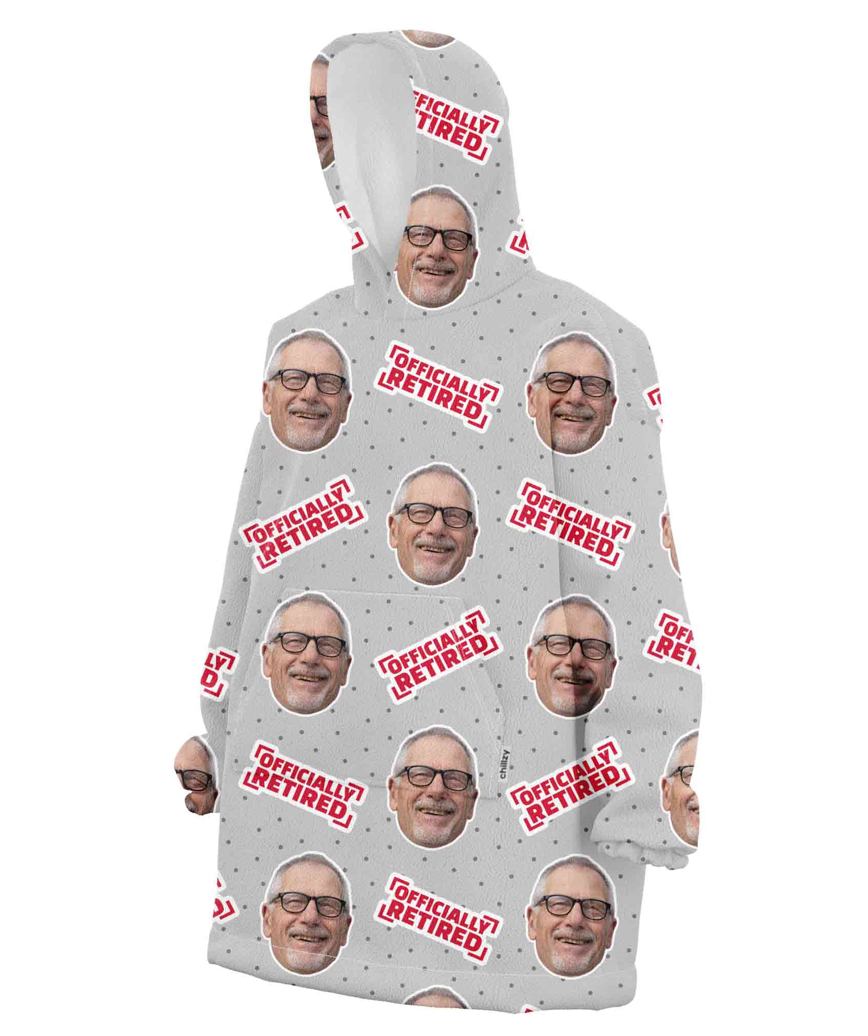 Officially Retired Chillzy Hoodie Blanket