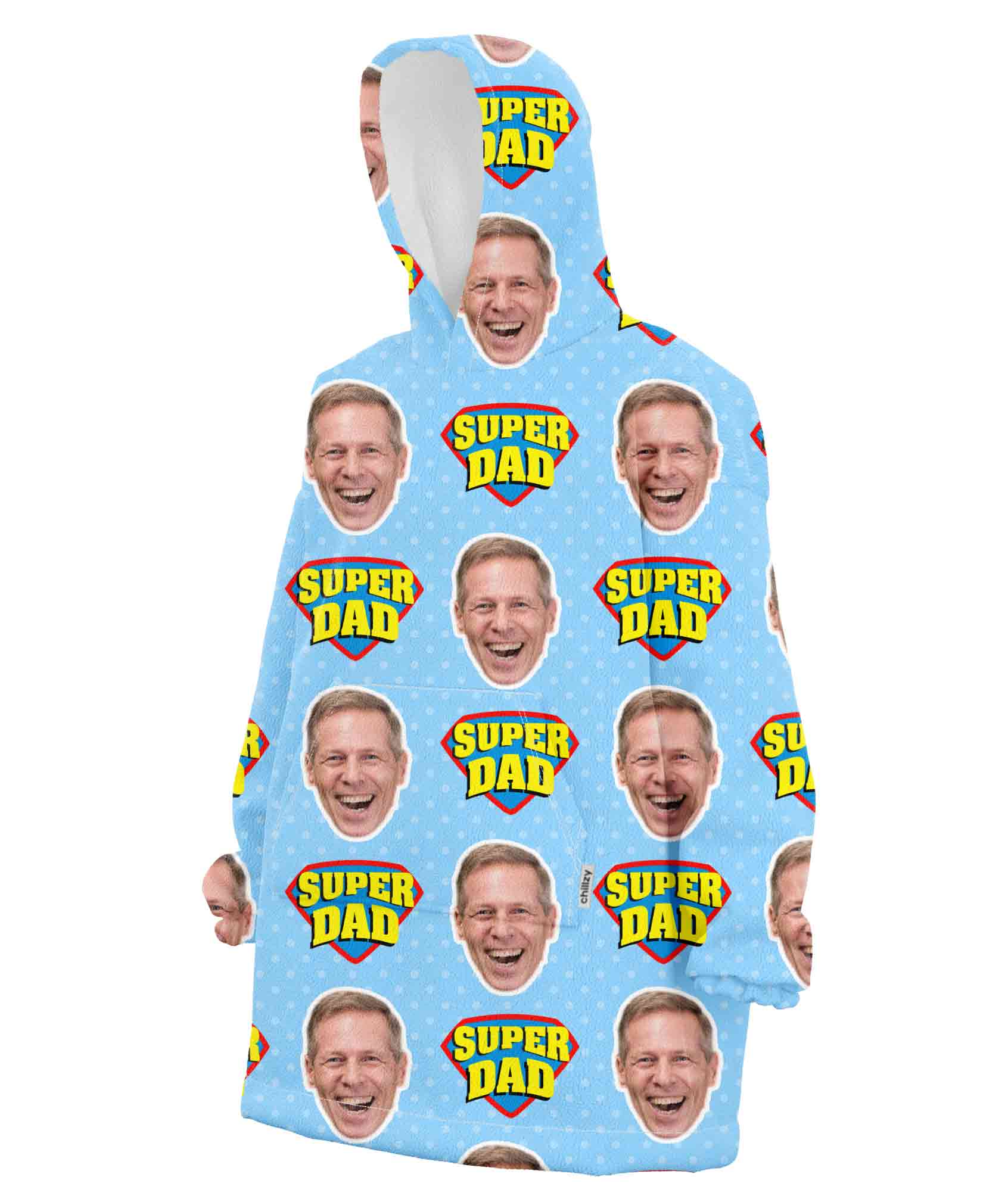Super Dad Chillzy Hoodie Blanket