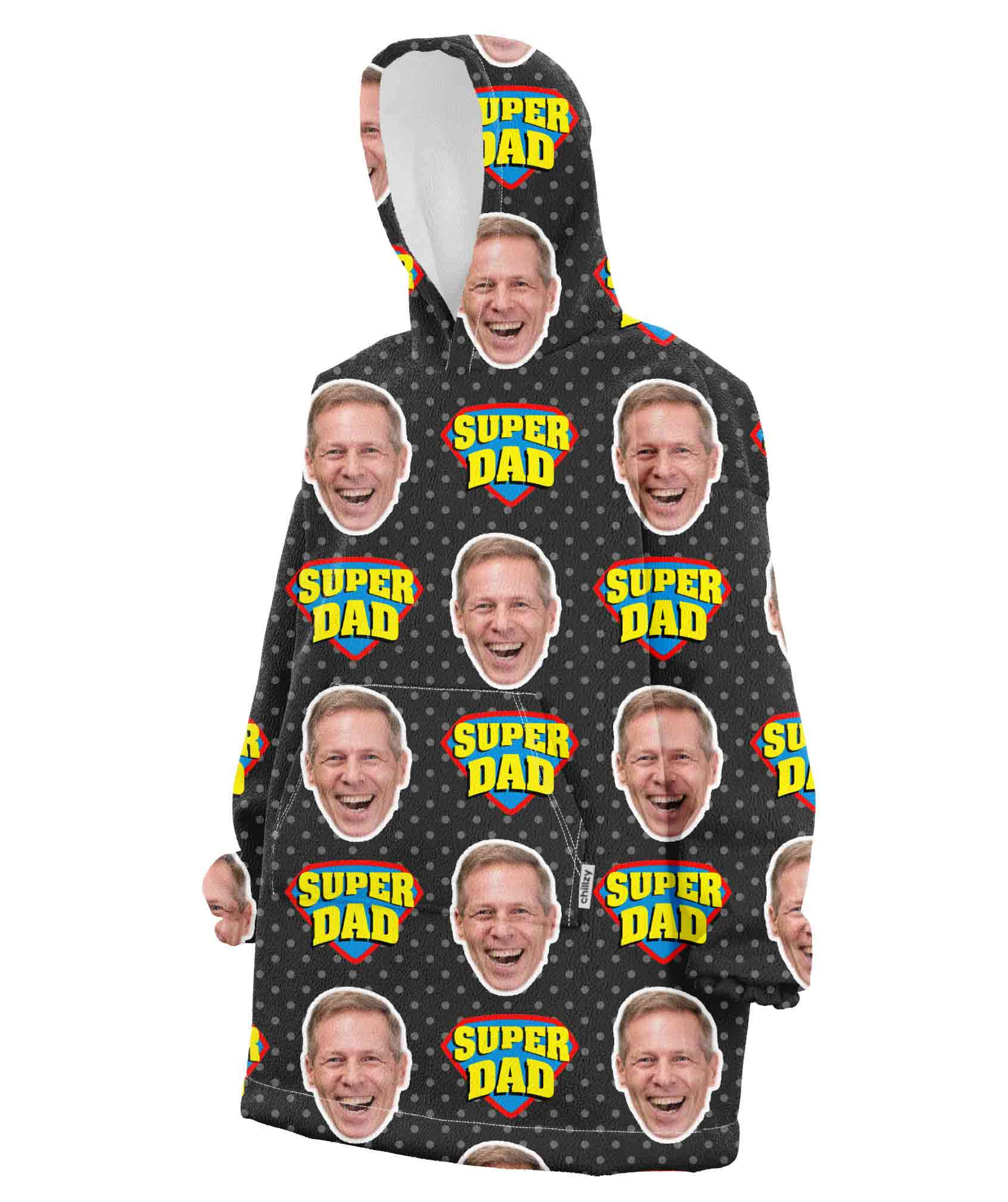 Super Dad Chillzy Hoodie Blanket