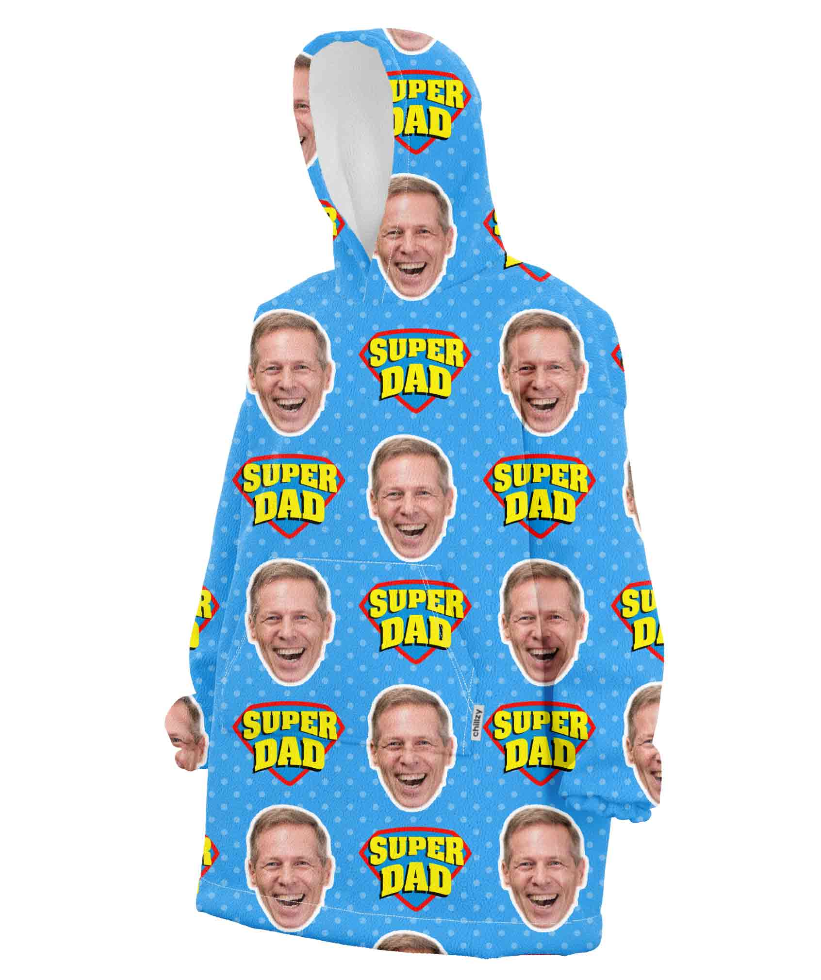 Super Dad Chillzy Hoodie Blanket