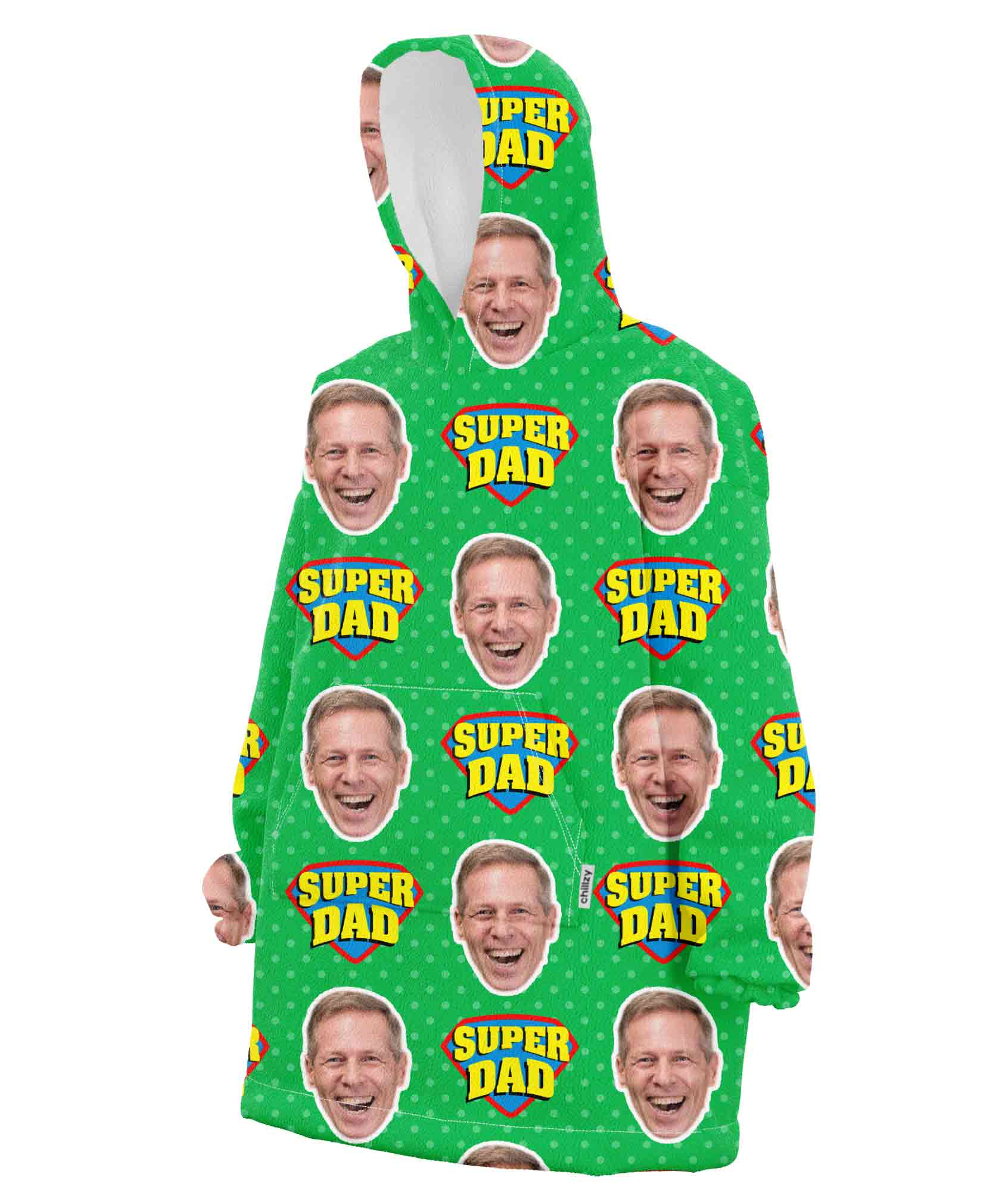 Super Dad Chillzy Hoodie Blanket