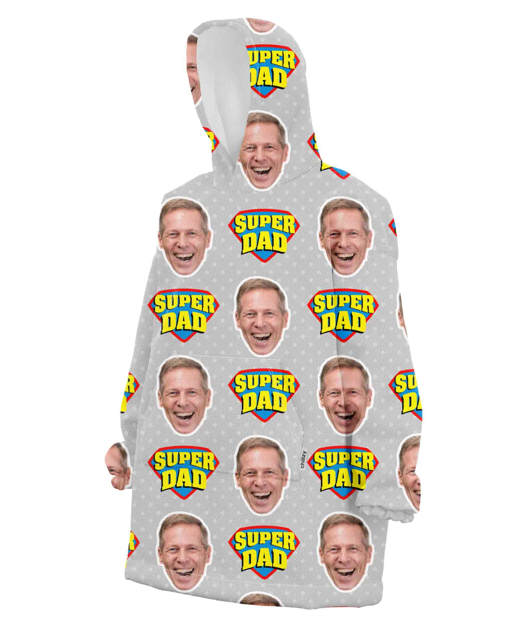 Super Dad Chillzy Hoodie Blanket
