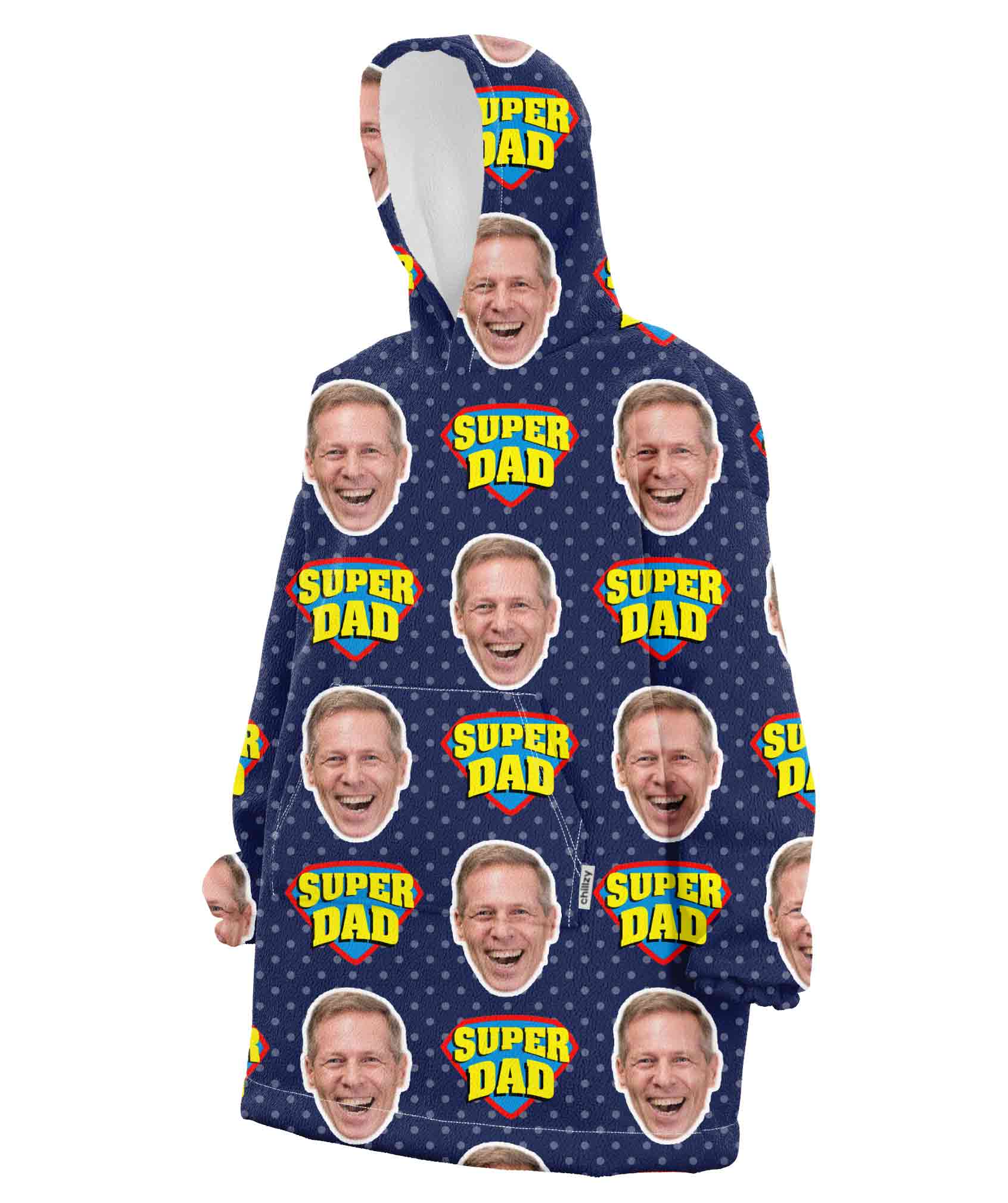 Super Dad Chillzy Hoodie Blanket