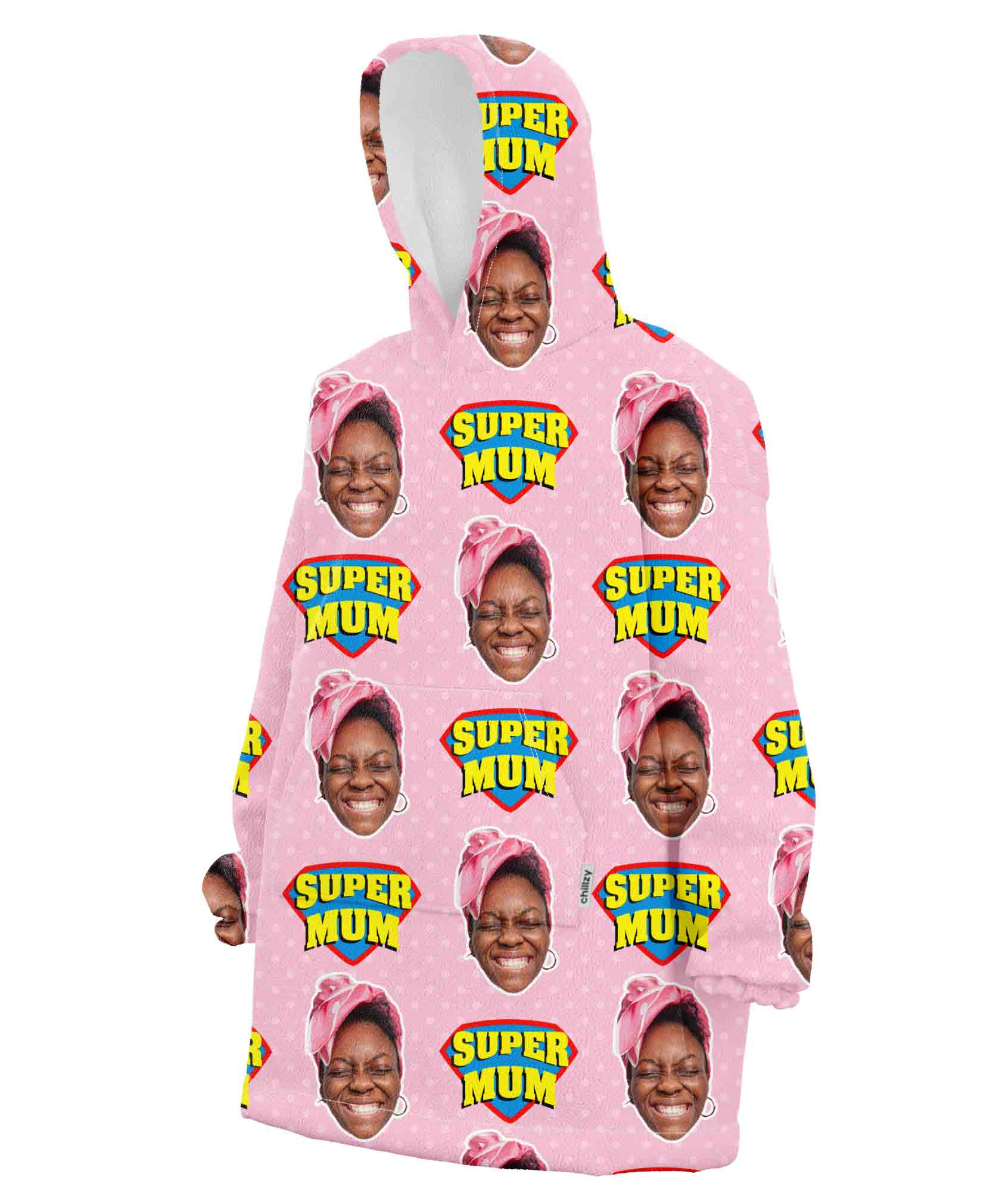 Super Mum Chillzy Hoodie Blanket