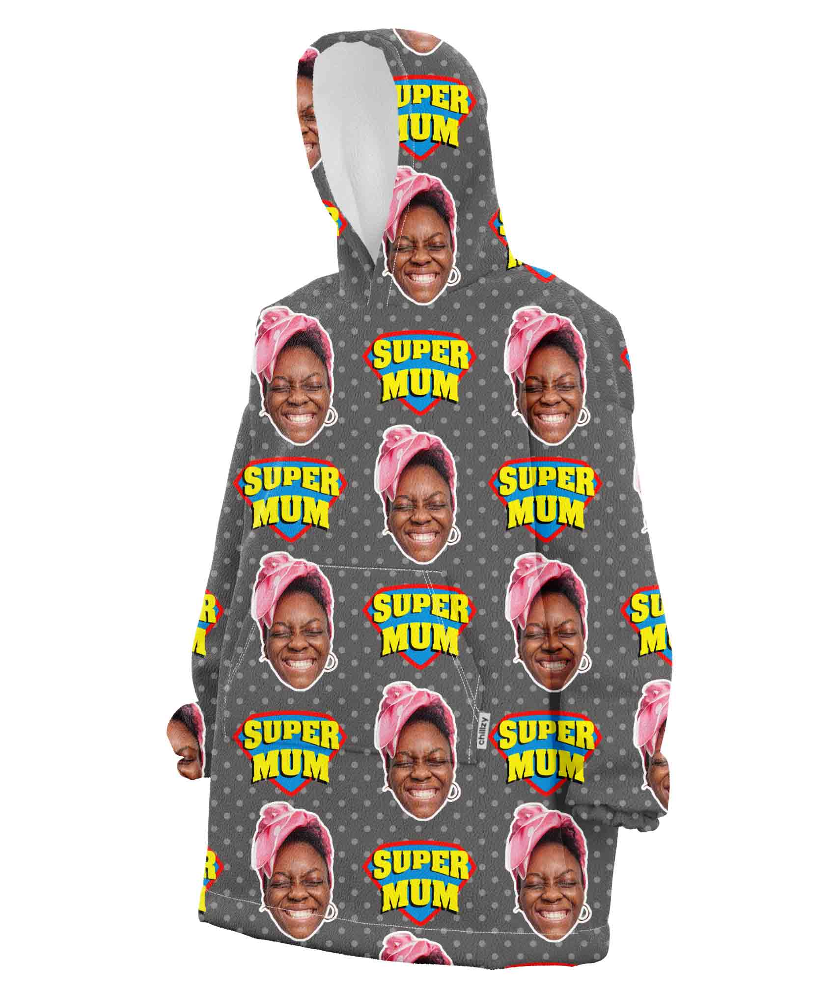 Super Mum Chillzy Hoodie Blanket