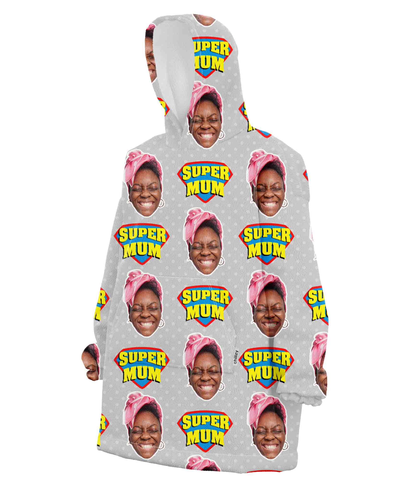 Super Mum Chillzy Hoodie Blanket