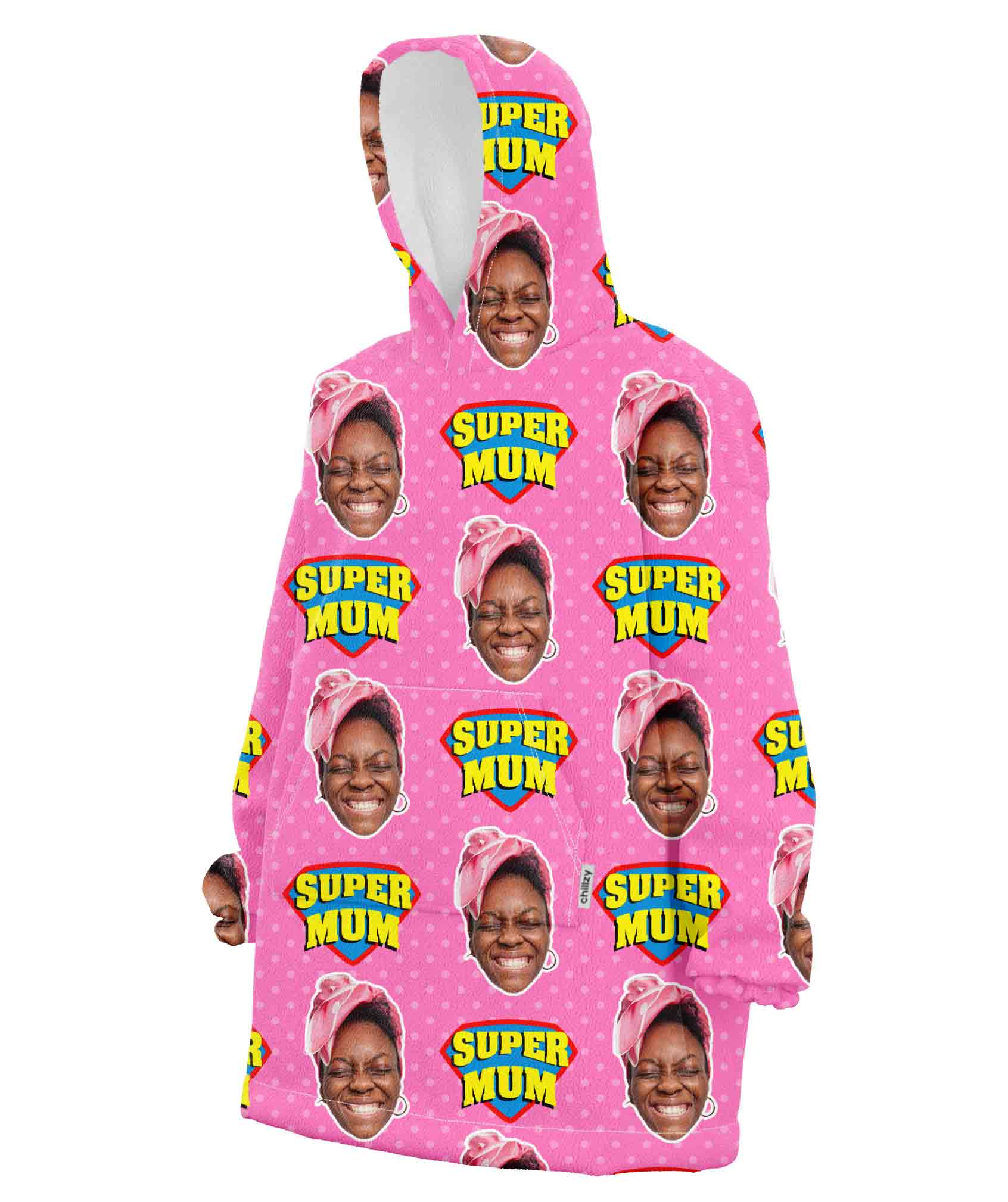 Super Mum Chillzy Hoodie Blanket