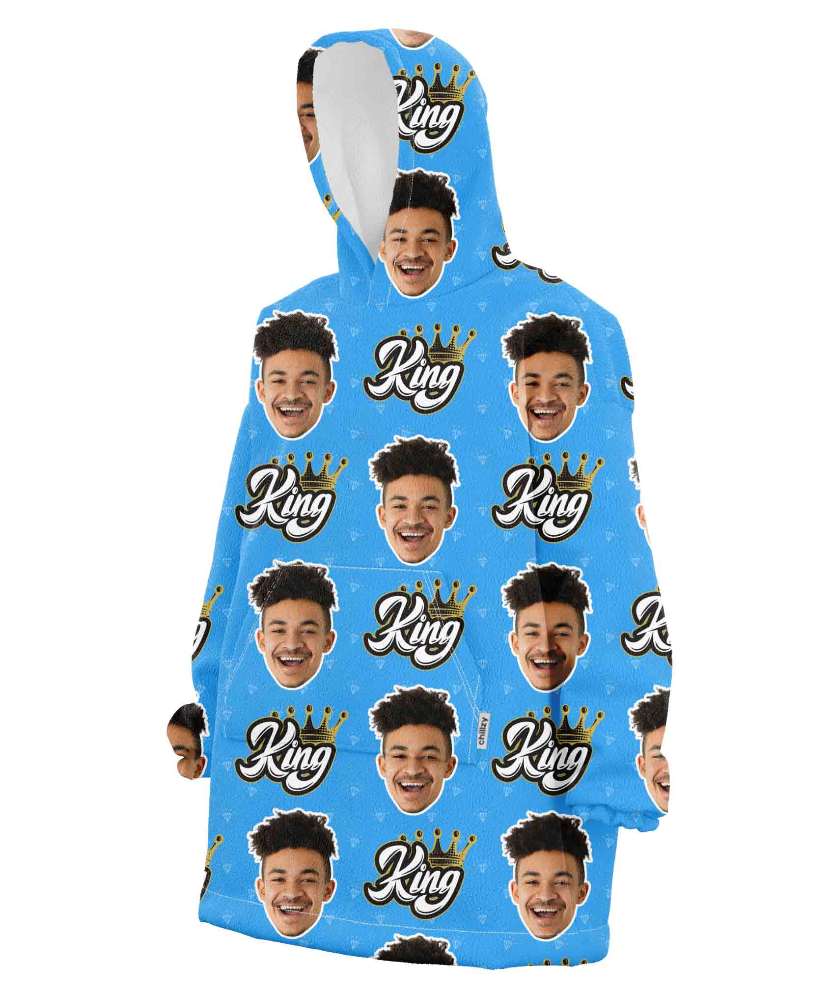 The King Chillzy Hoodie Blanket