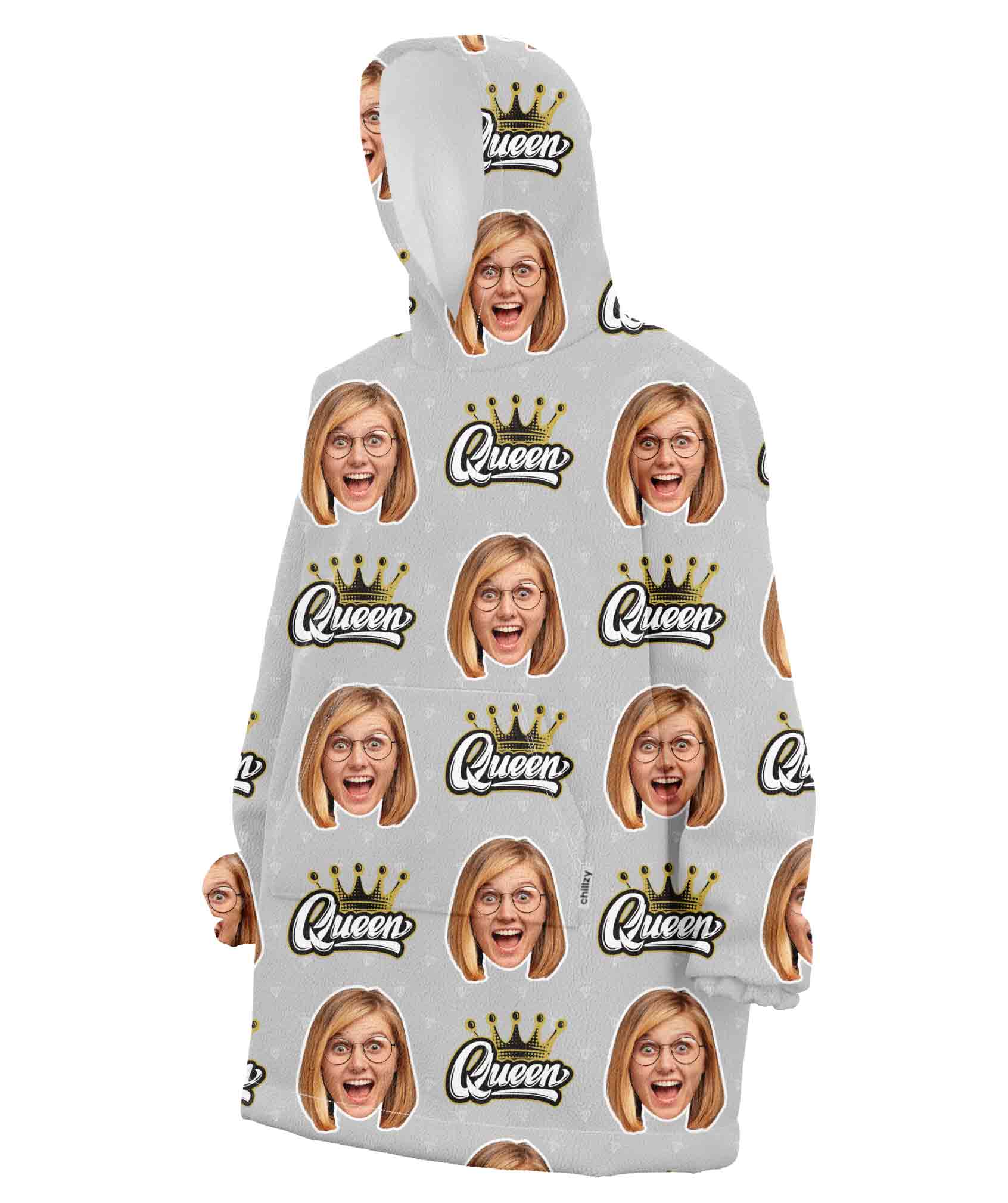 The Queen Chillzy Hoodie Blanket