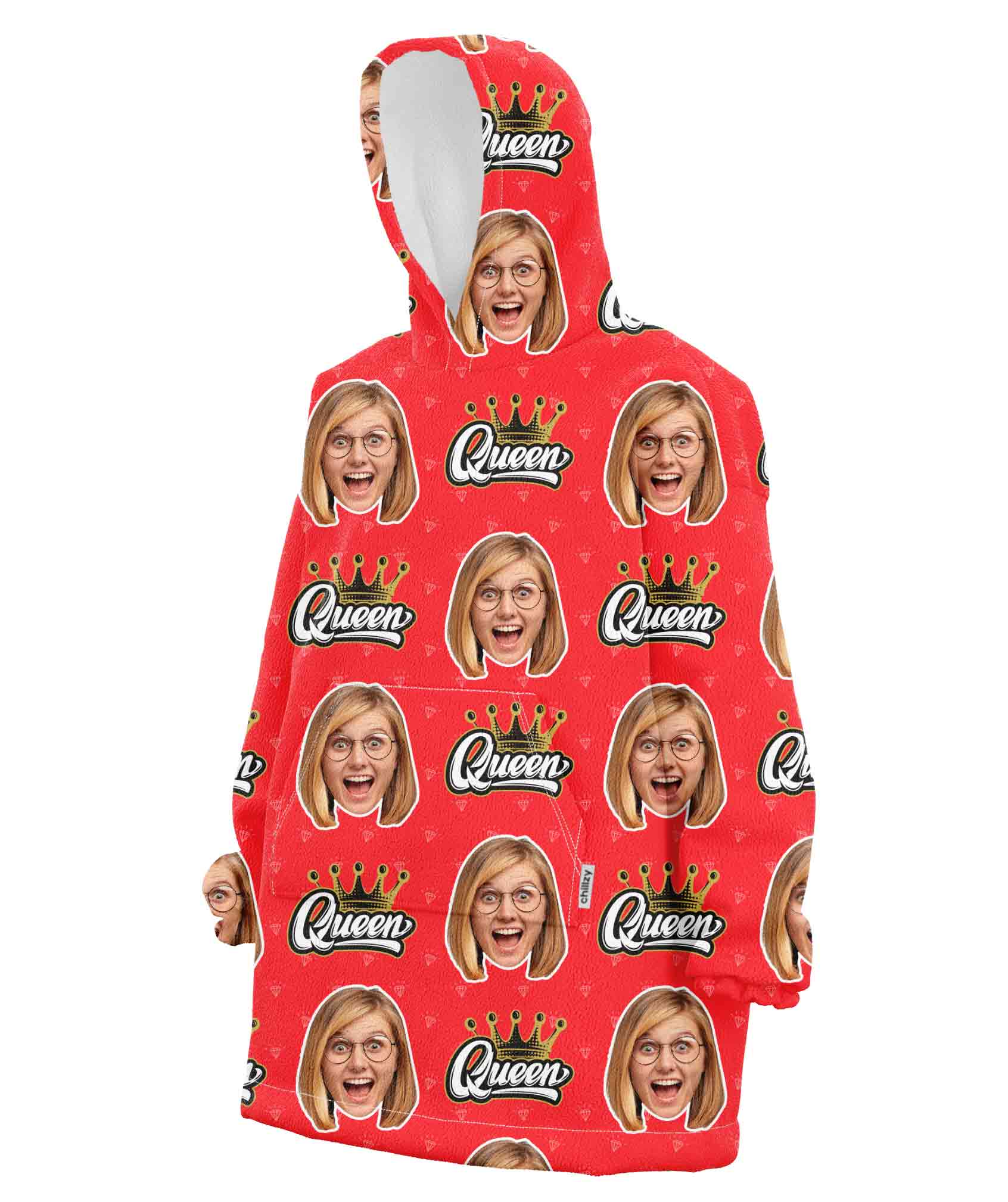 The Queen Chillzy Hoodie Blanket
