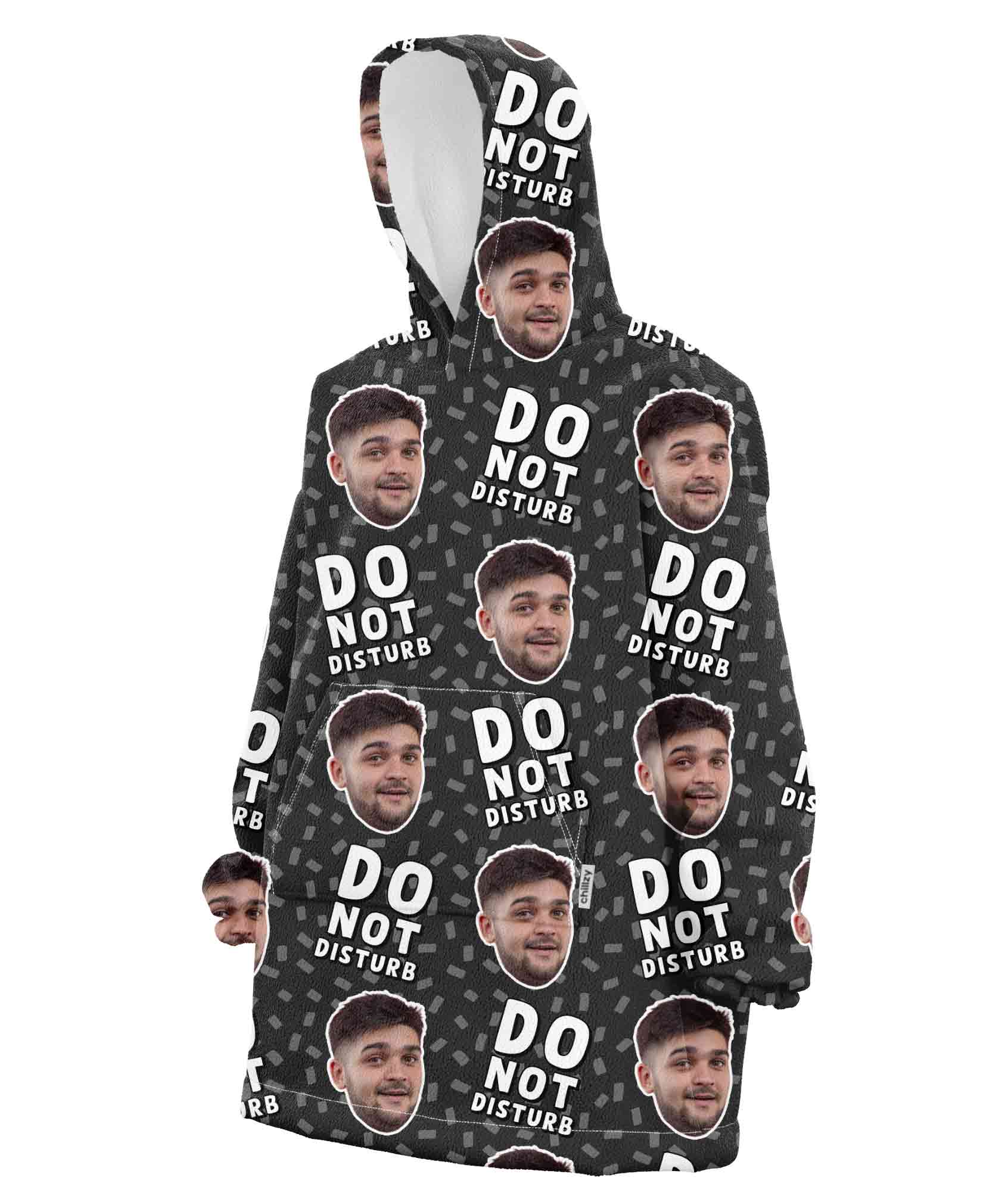Do Not Disturb Chillzy Hoodie Blanket