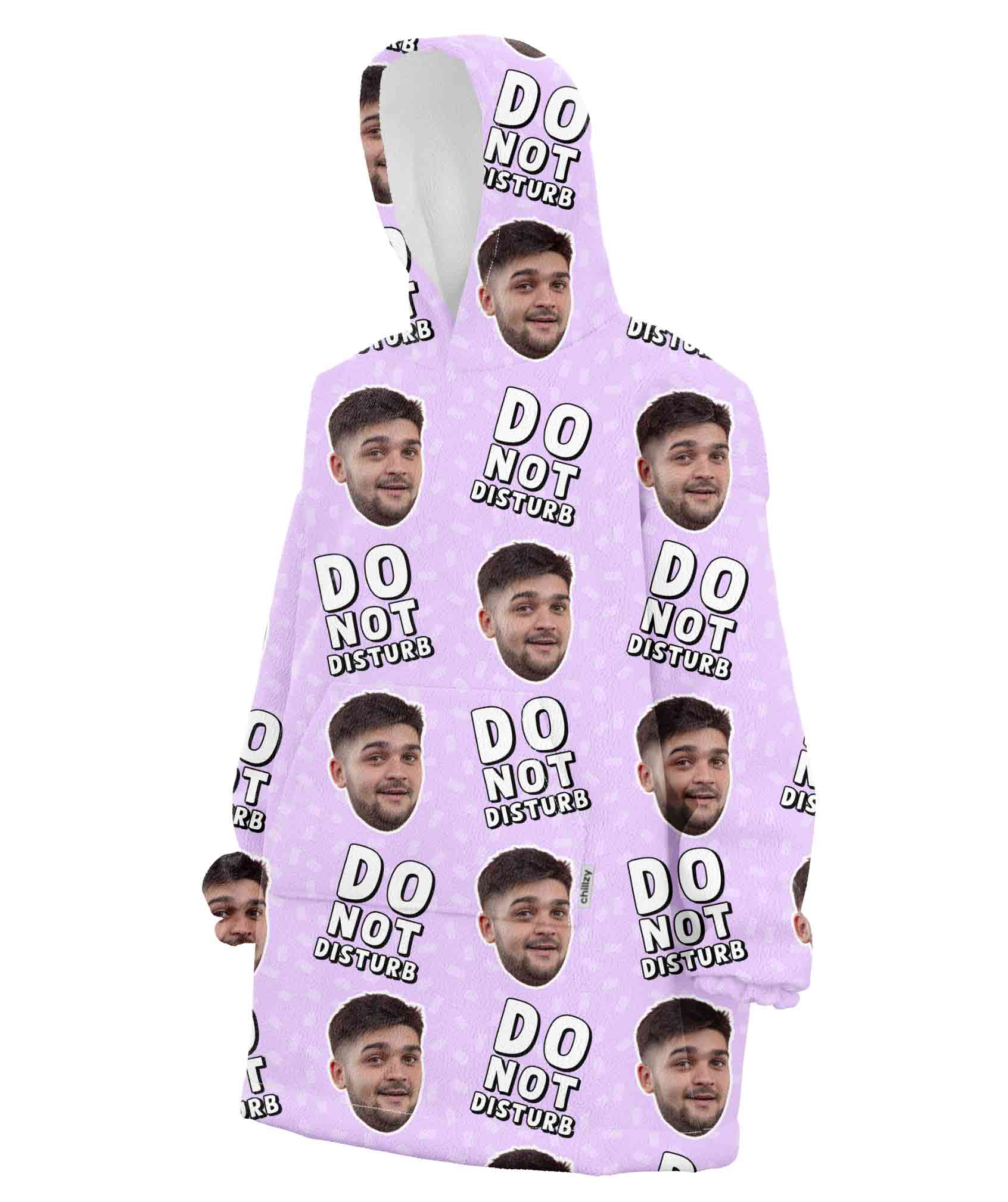 Do Not Disturb Chillzy Hoodie Blanket