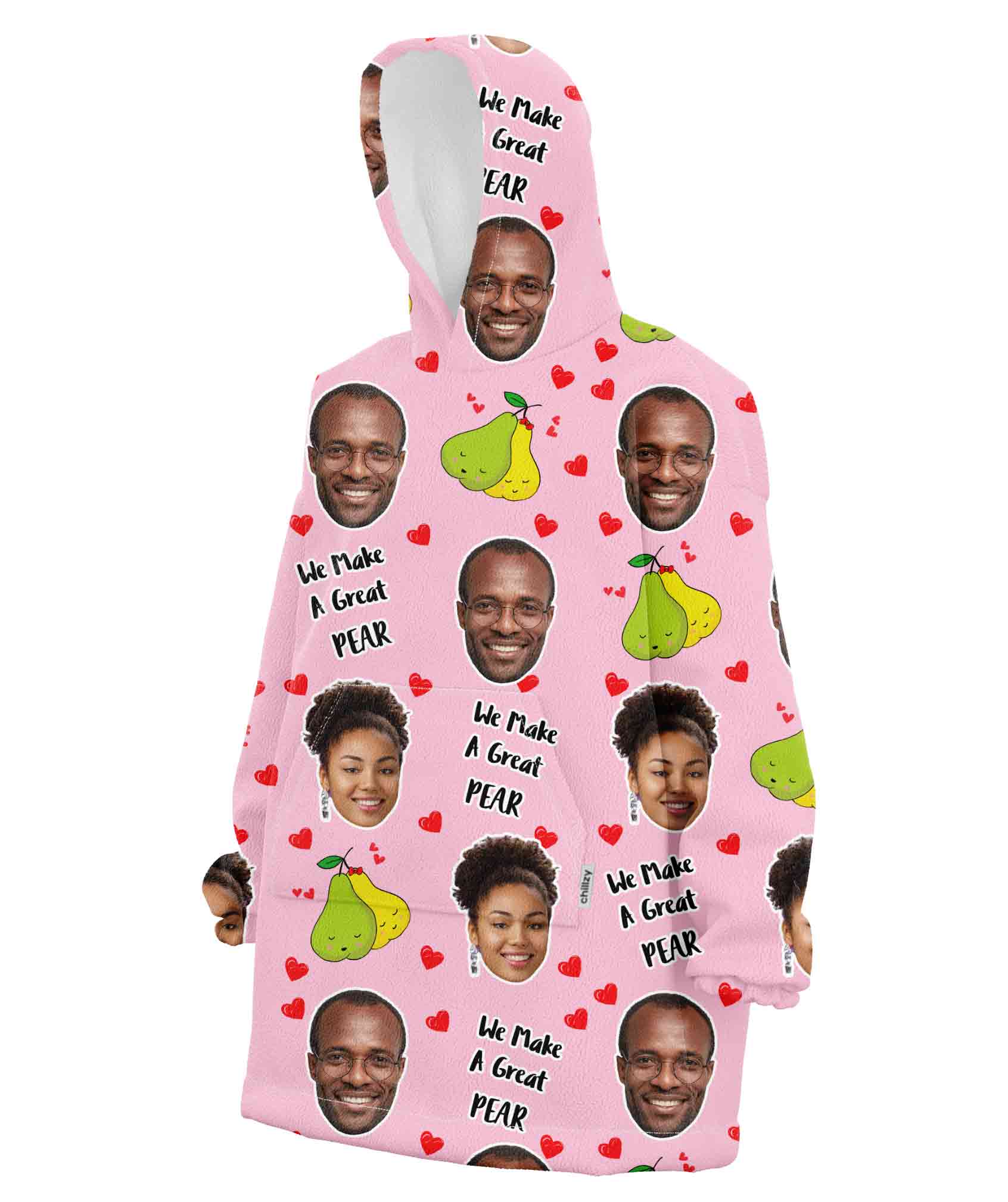 We make a Great Pear Chillzy Hoodie Blanket