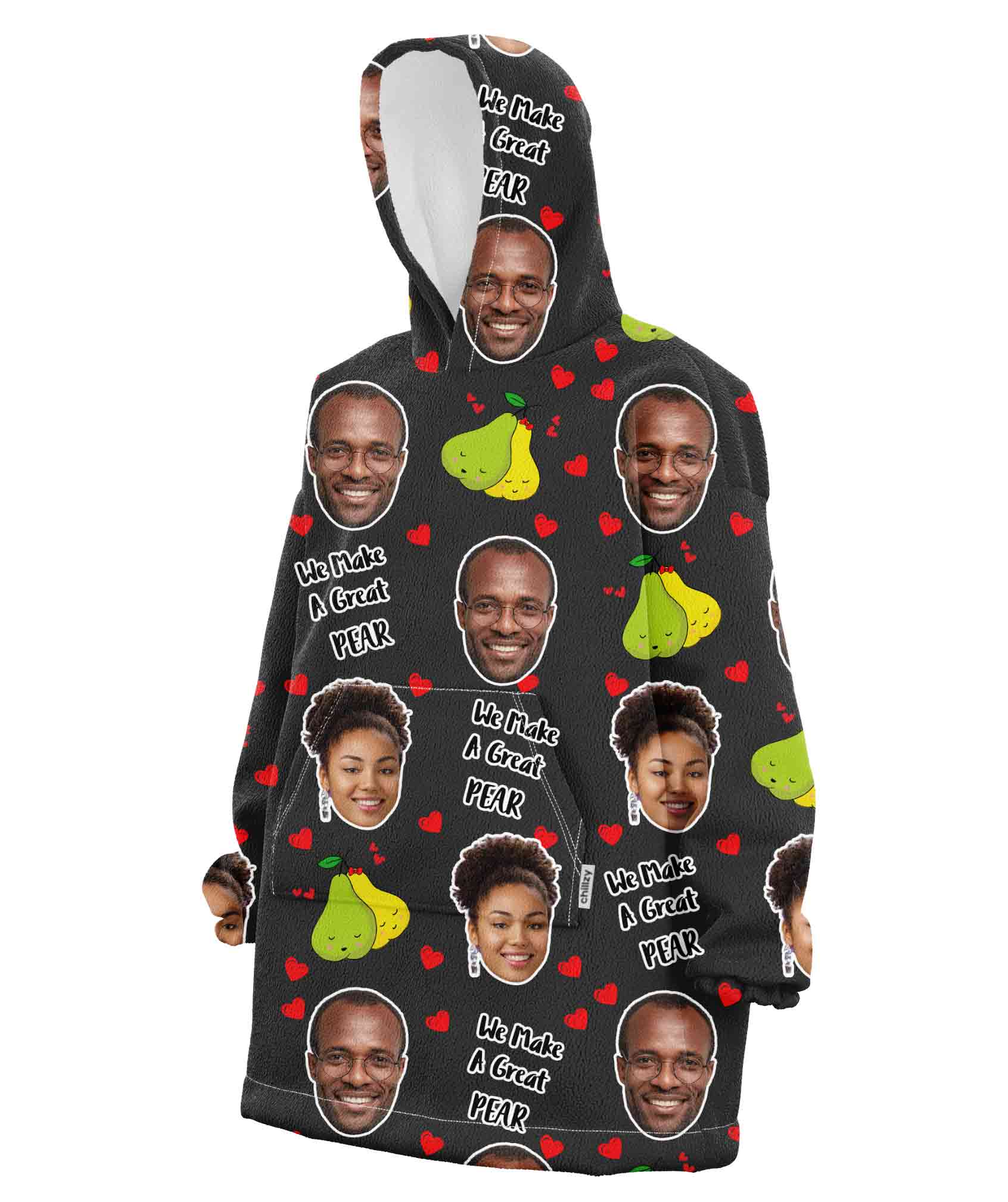 We make a Great Pear Chillzy Hoodie Blanket