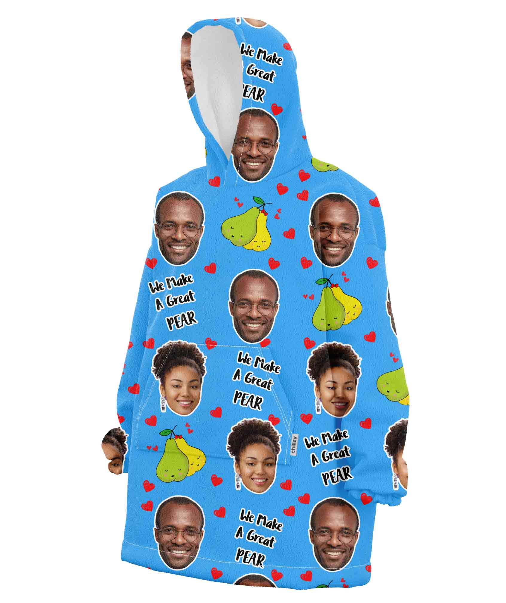 We make a Great Pear Chillzy Hoodie Blanket