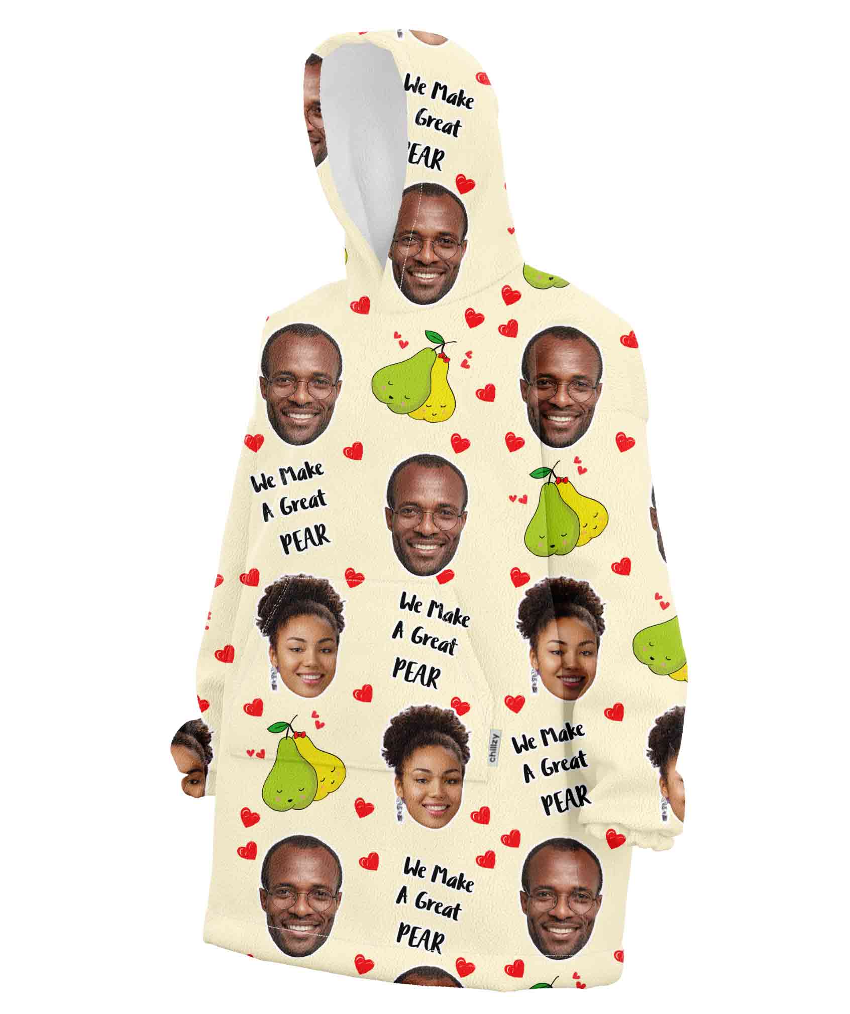 We make a Great Pear Chillzy Hoodie Blanket
