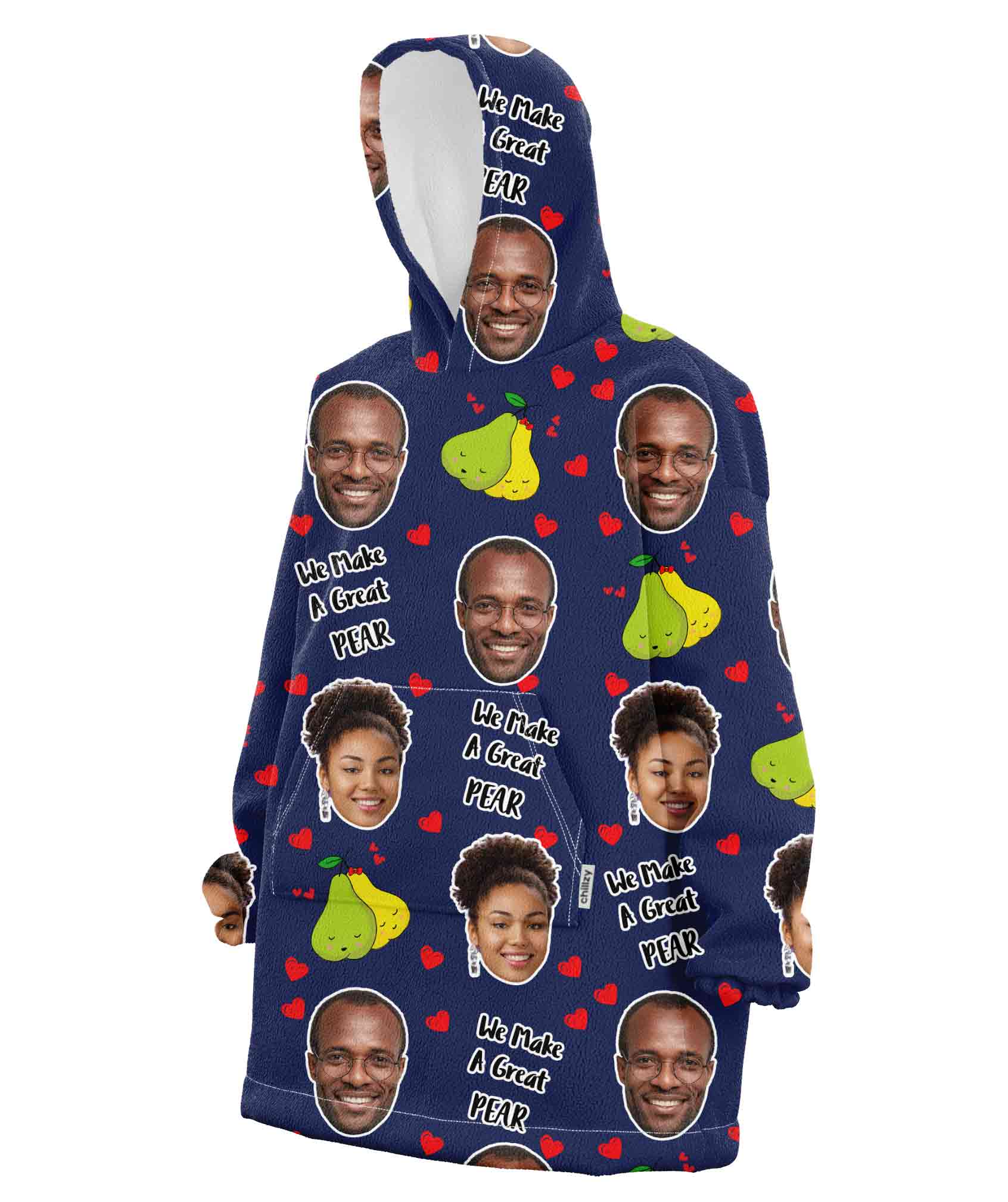 We make a Great Pear Chillzy Hoodie Blanket