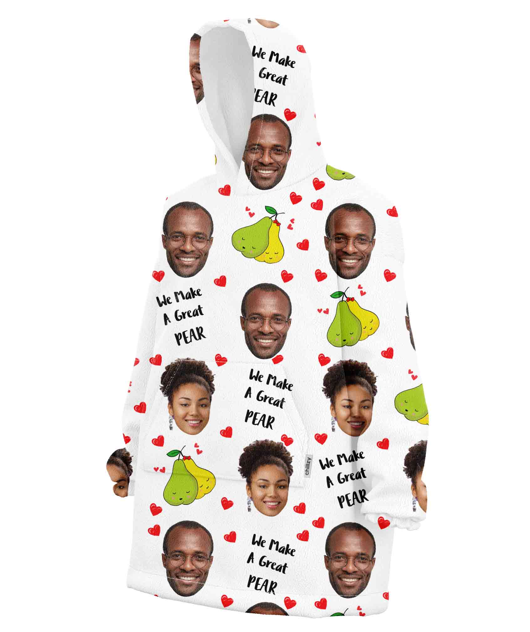 We make a Great Pear Chillzy Hoodie Blanket