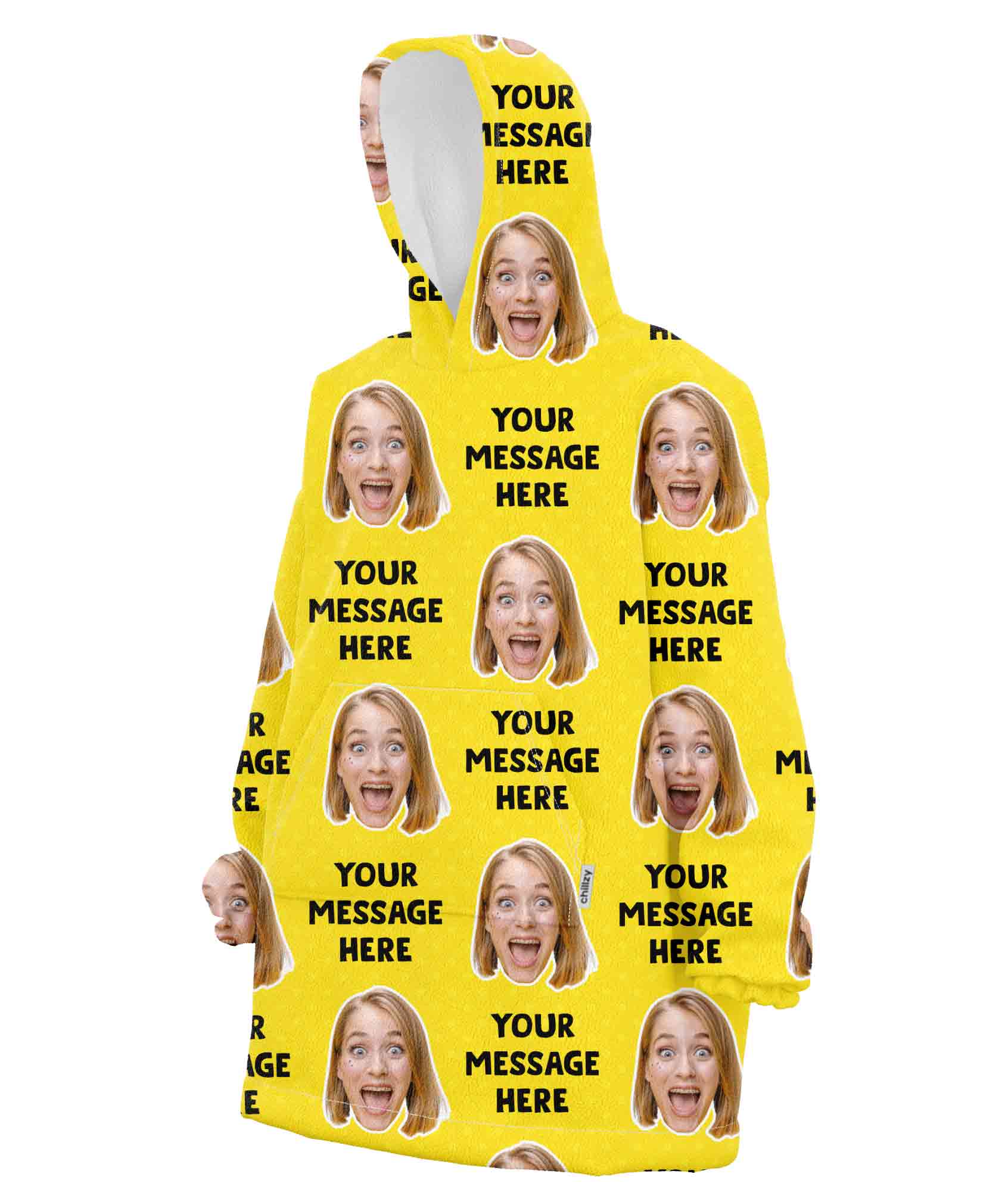 Your Message Chillzy Hoodie Blanket