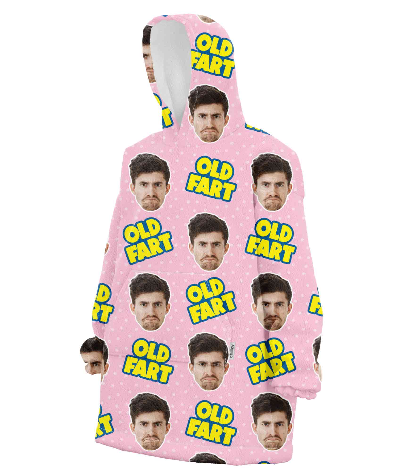 Old Fart Chillzy Hoodie Blanket