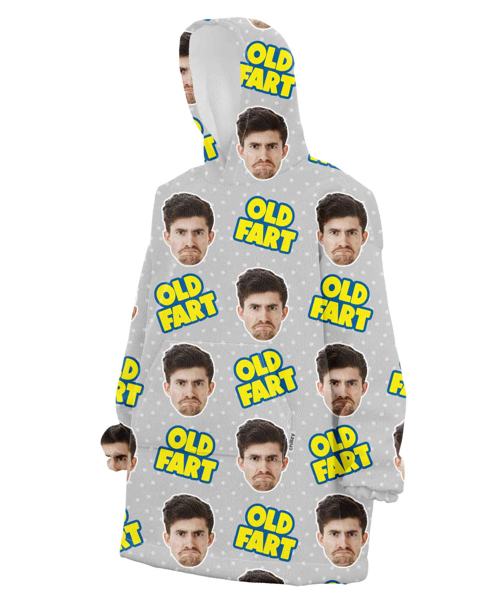 Old Fart Chillzy Hoodie Blanket