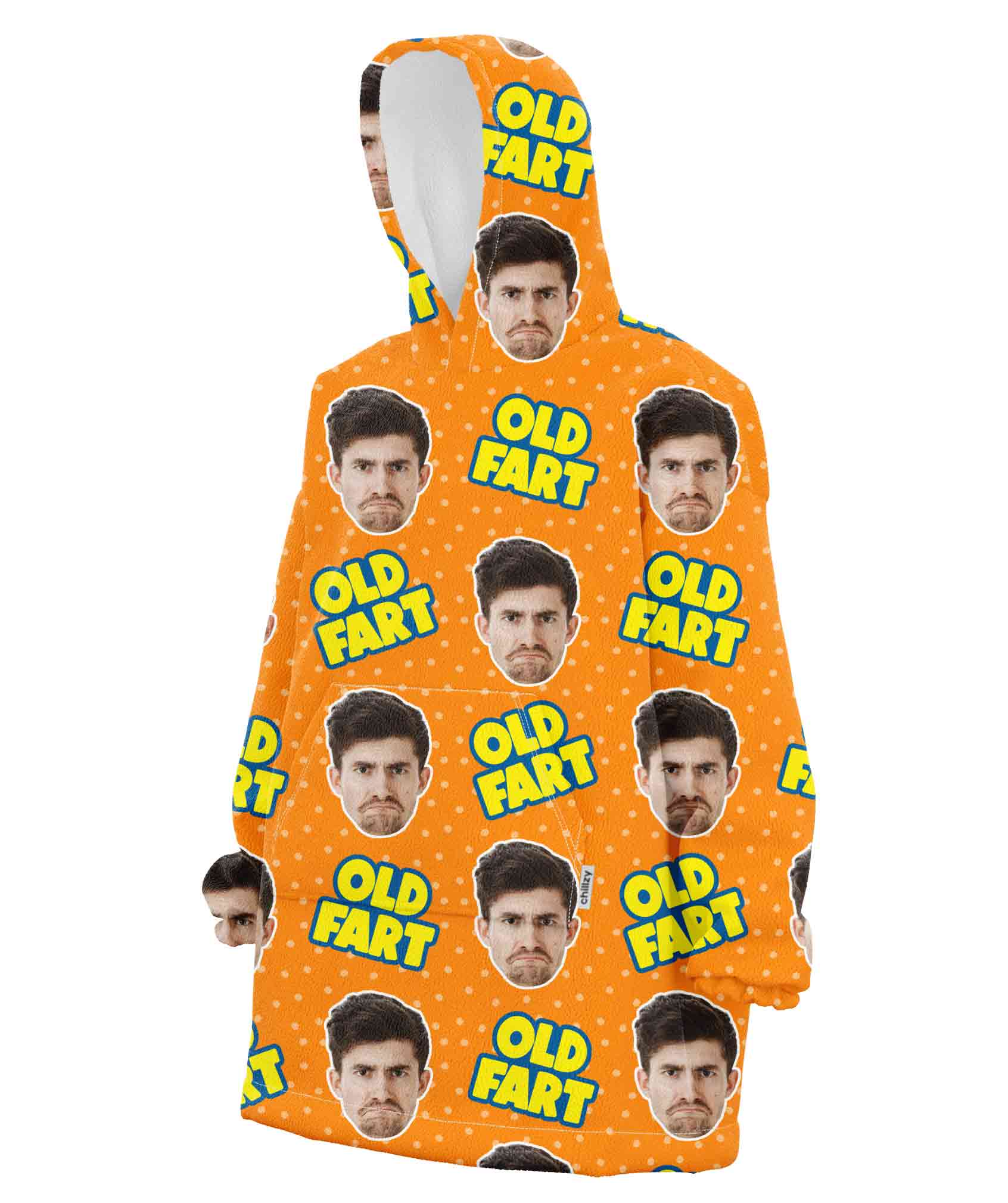 Old Fart Chillzy Hoodie Blanket
