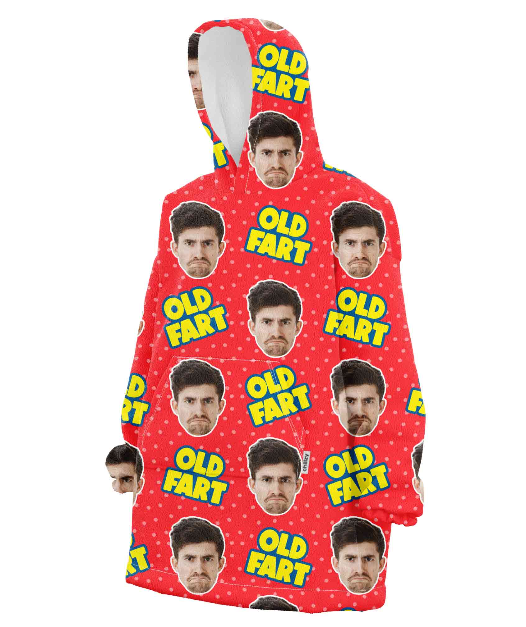 Old Fart Chillzy Hoodie Blanket