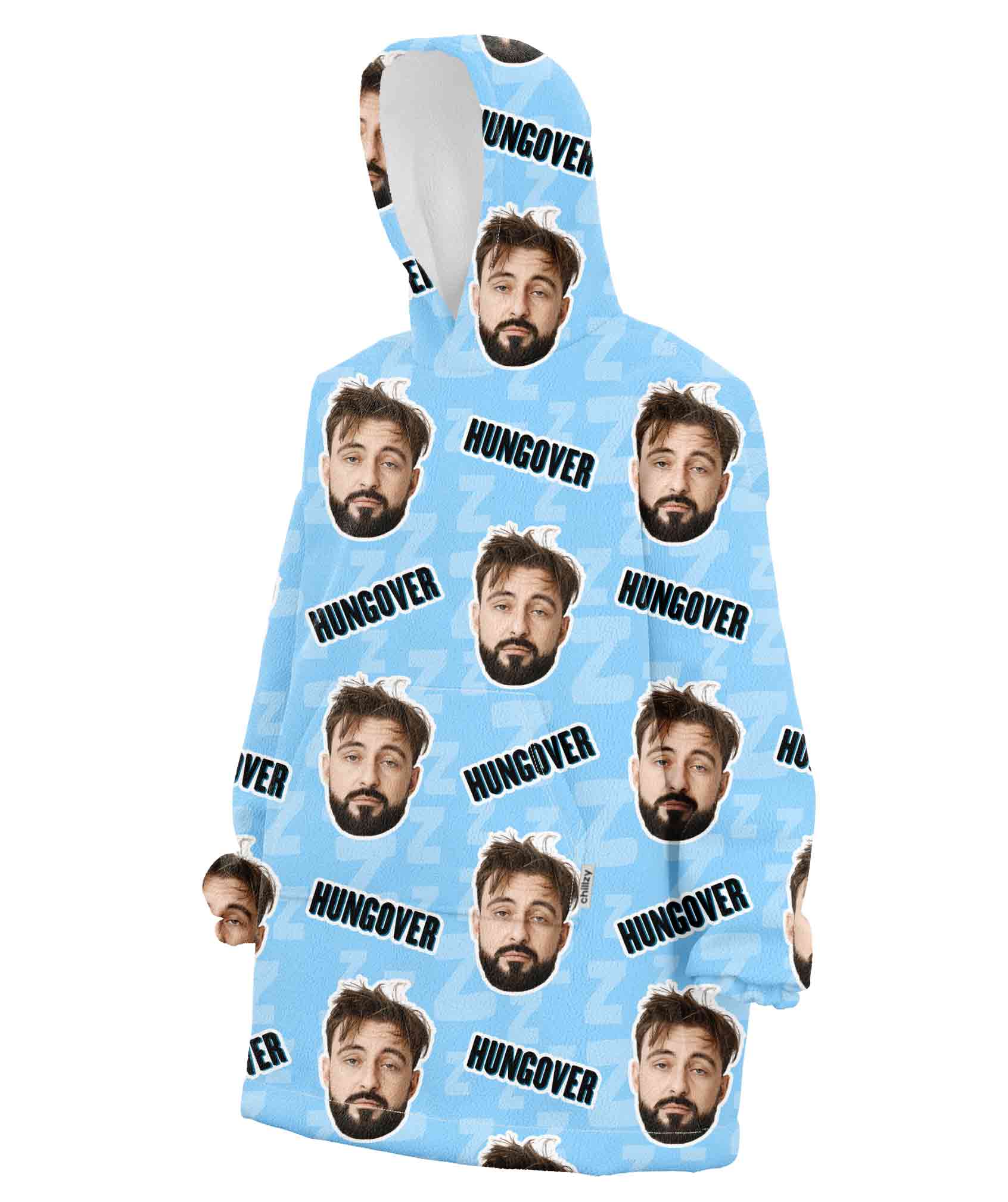 Hungover Chillzy Hoodie Blanket