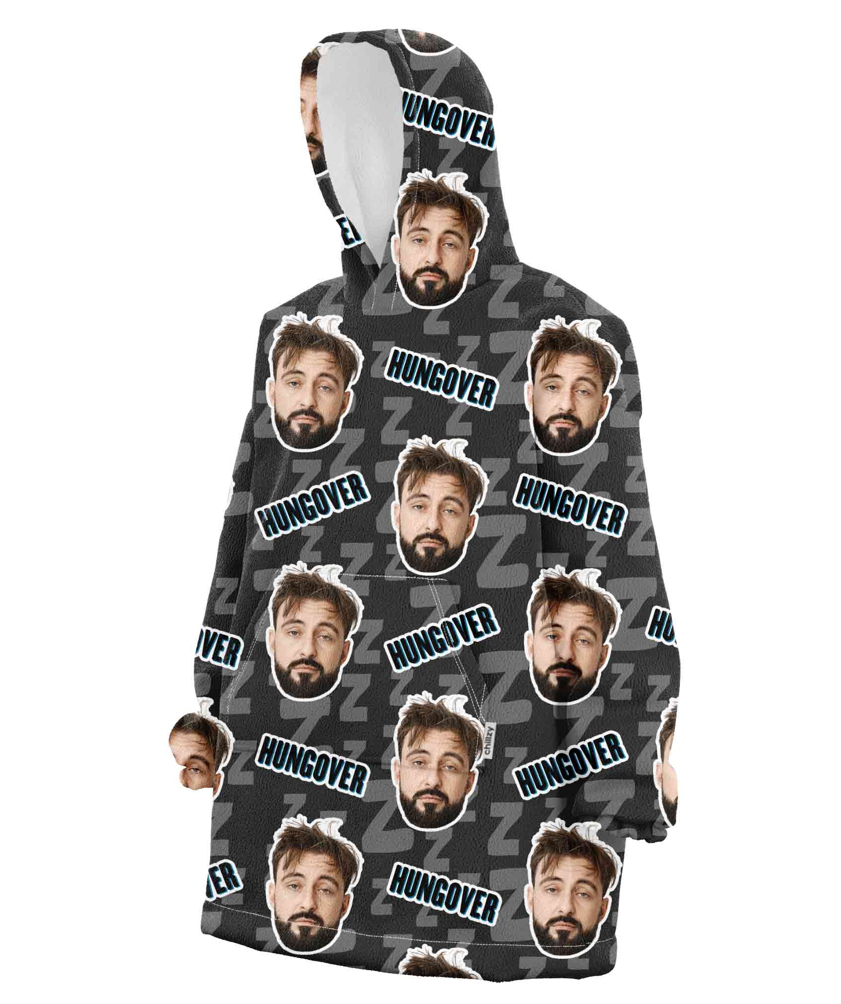 Hungover Chillzy Hoodie Blanket