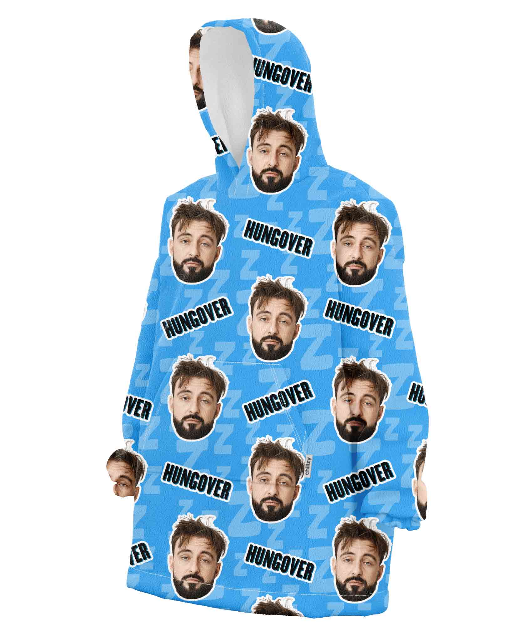 Hungover Chillzy Hoodie Blanket