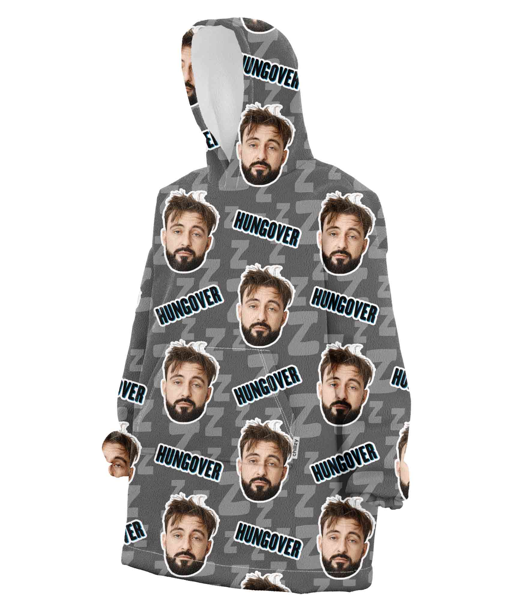 Hungover Chillzy Hoodie Blanket