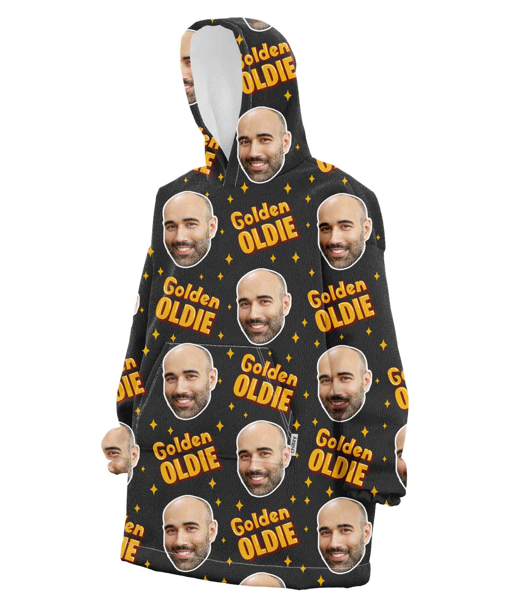 Golden Oldie Hoodie Blanket
