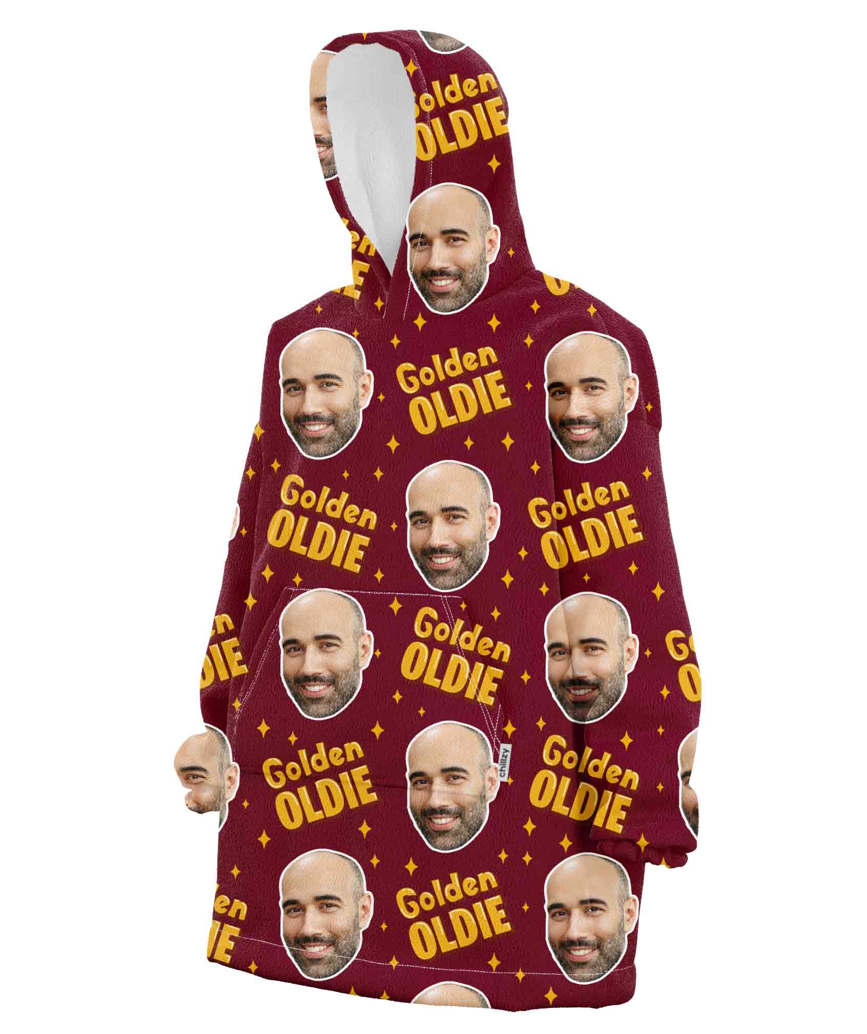 Golden Oldie Hoodie Blanket