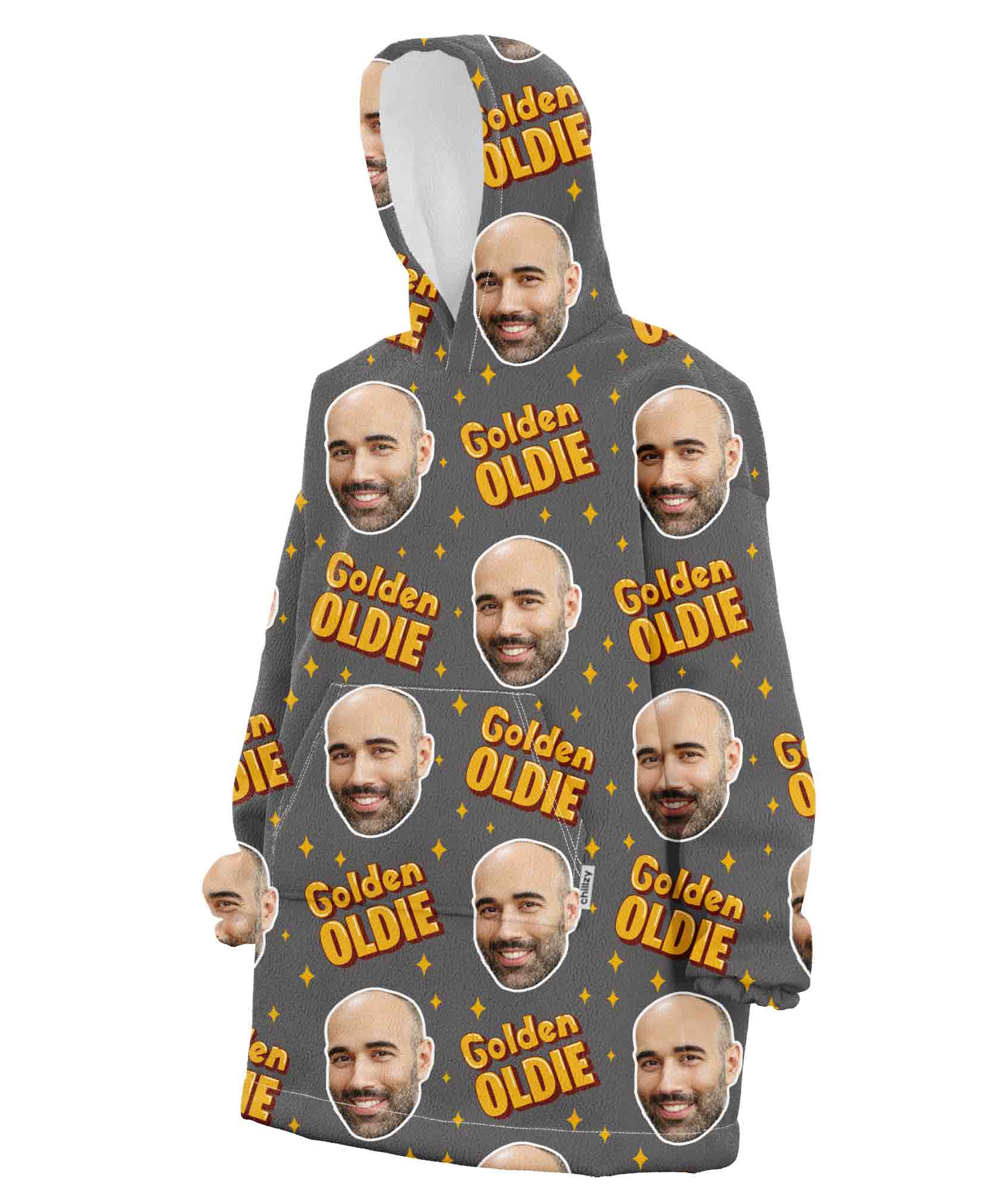 Golden Oldie Hoodie Blanket