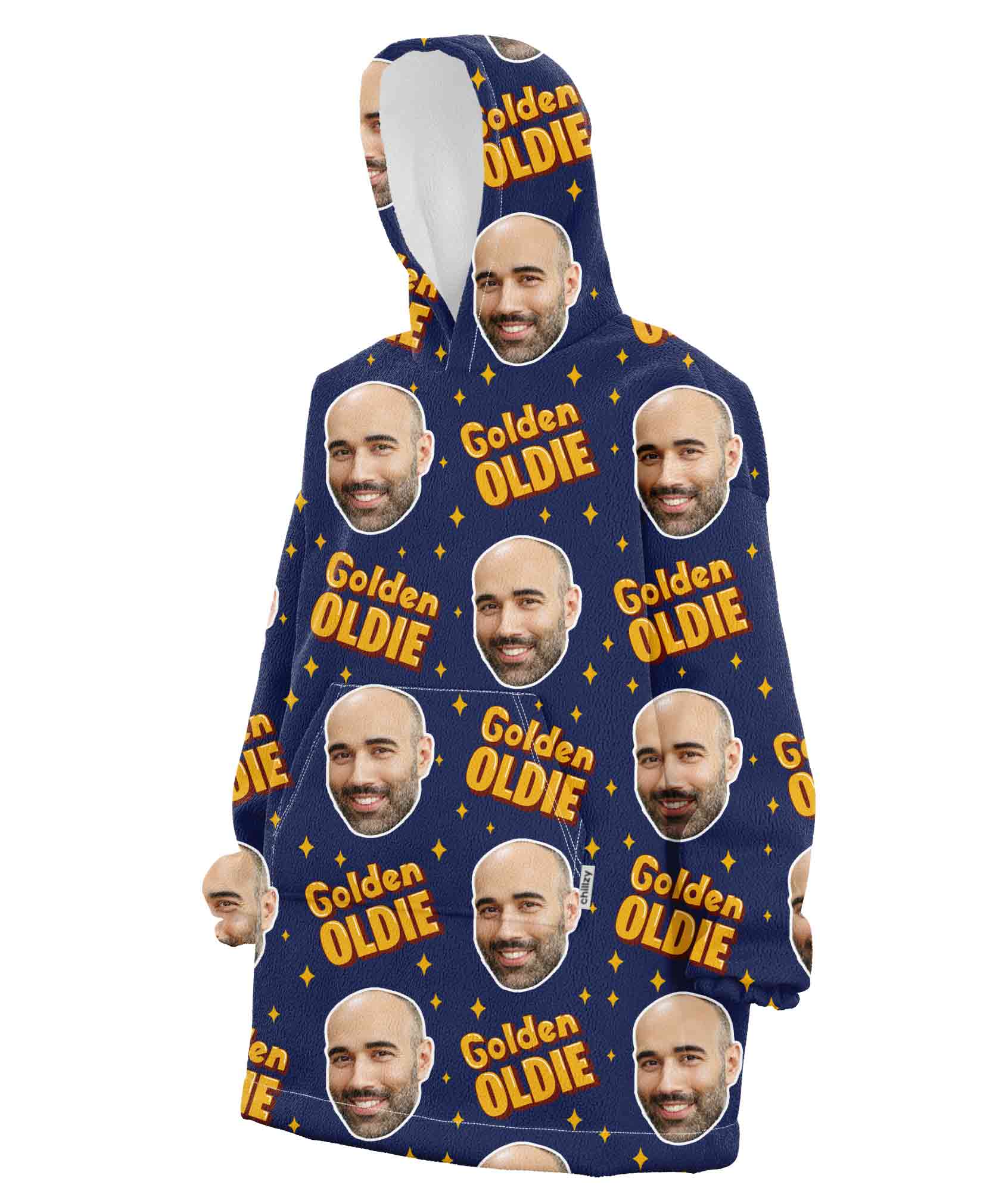 Golden Oldie Hoodie Blanket