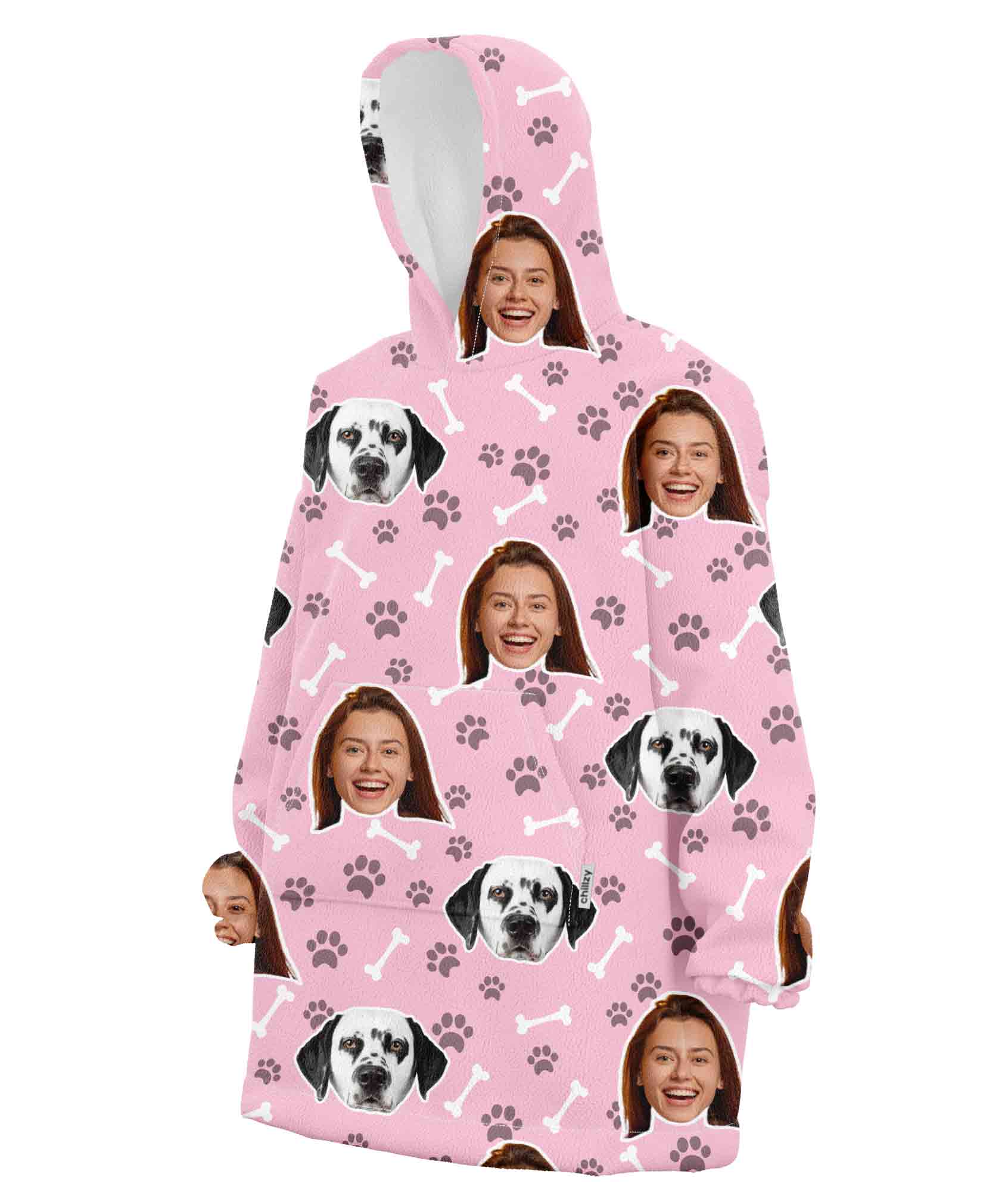 Dog & Owner Hoodie Blanket