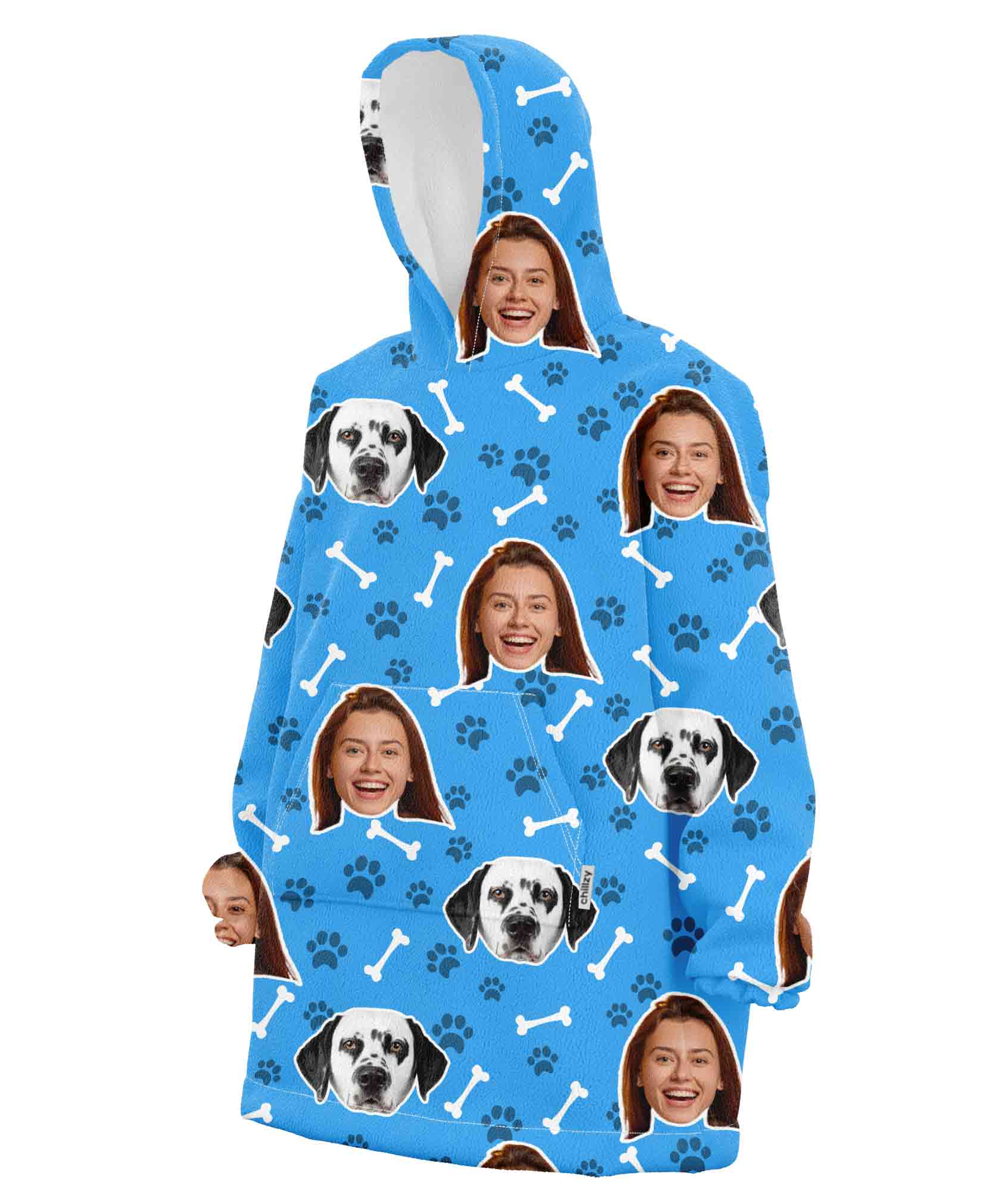 Dog & Owner Hoodie Blanket